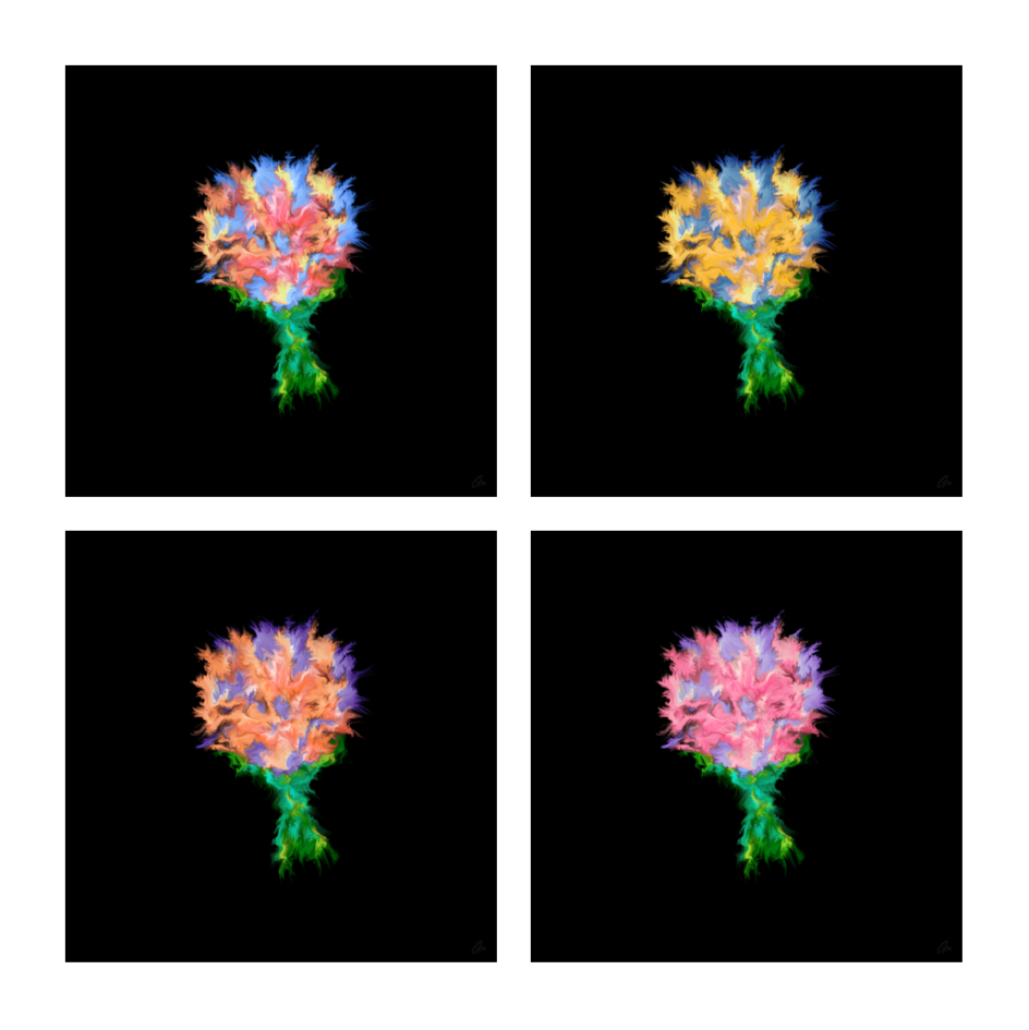 GxO-C-SQVA-No.9 / Clockwise - 9.1, 9.2, 9.3, 9.4 