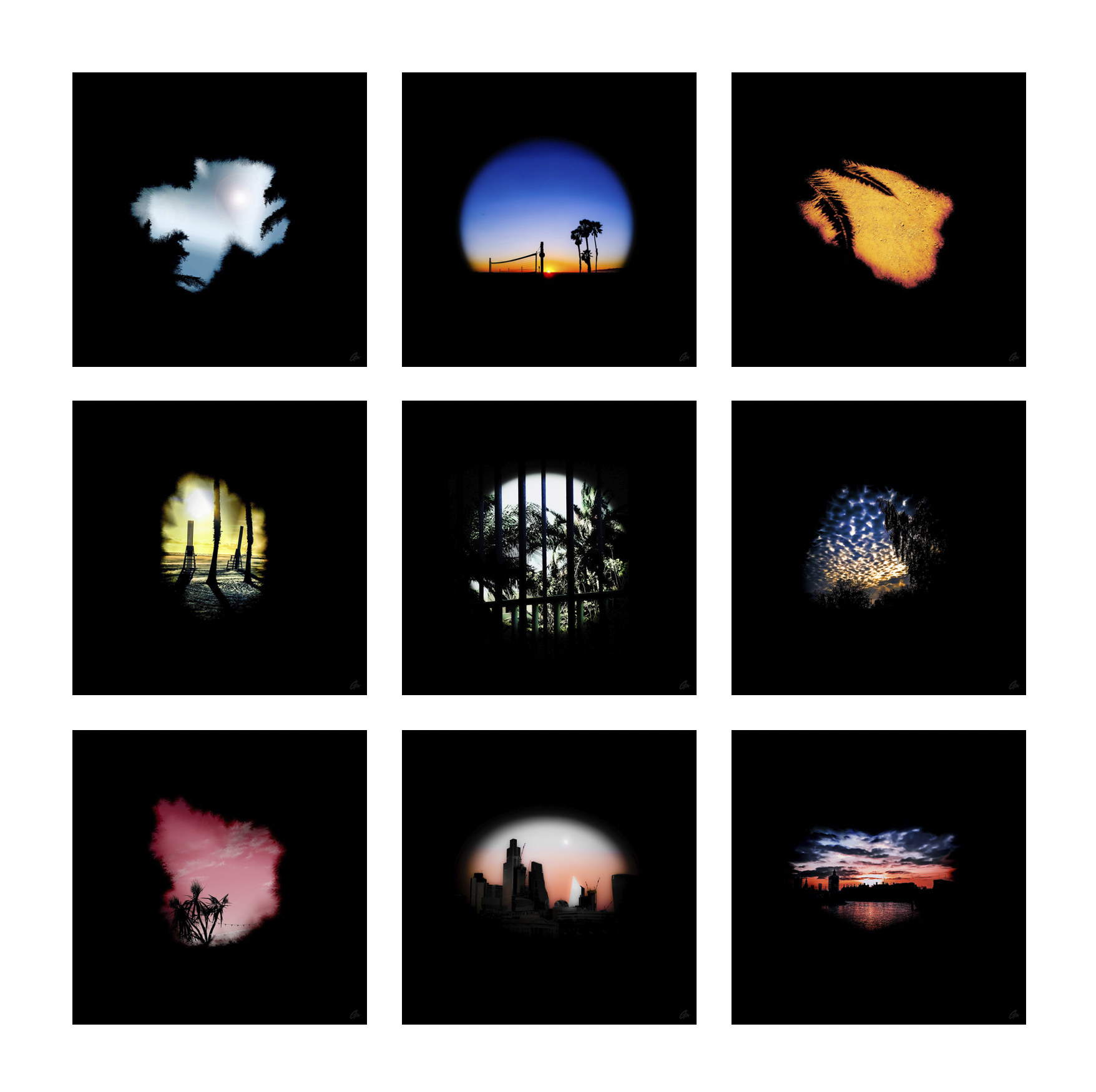 Photographic Abstractions Collection - Series 2 - Scenic Pieces