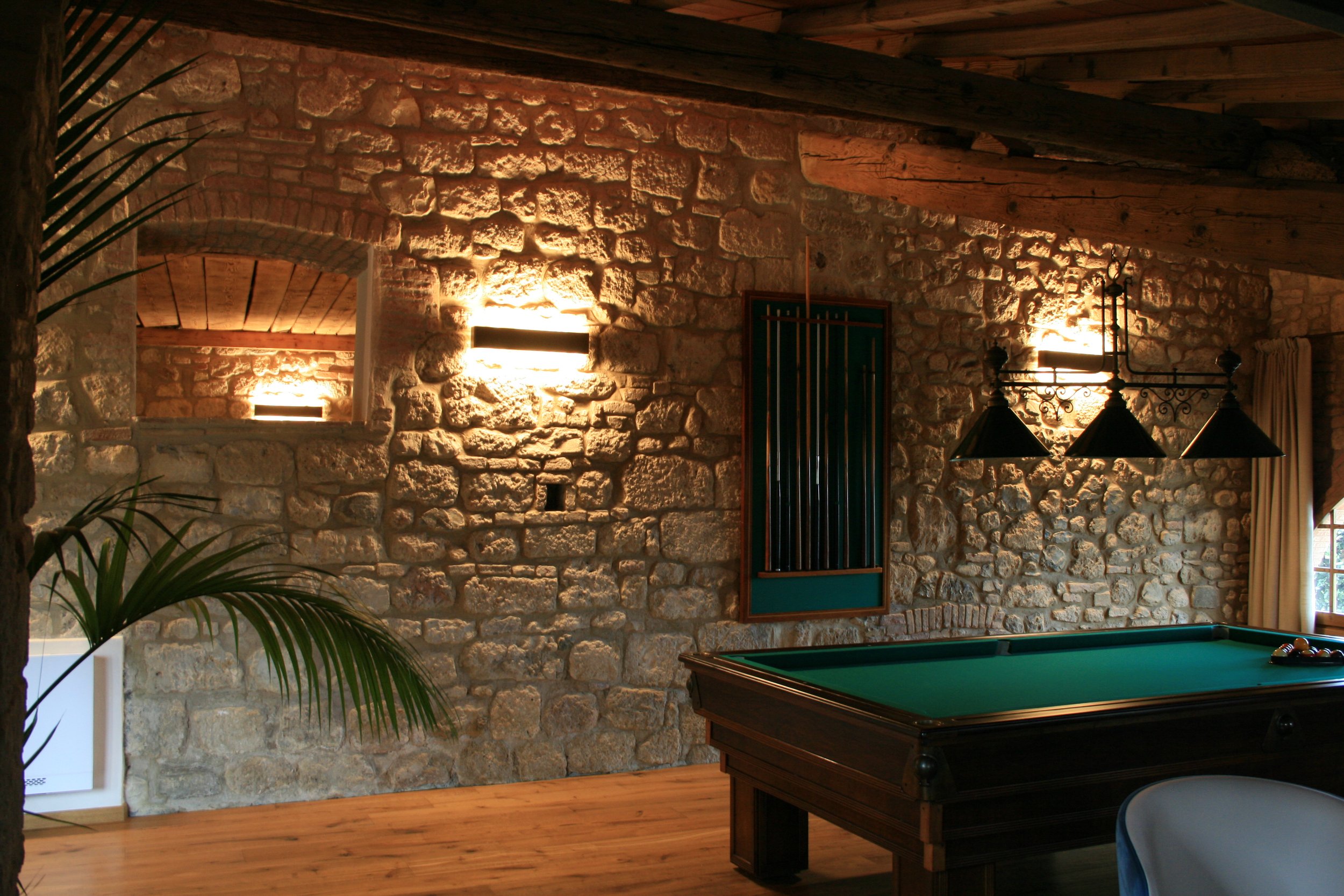 Tuscany, Italy. Game room at a retreat for The Conscious Workplace, photographed by Mystery Fox Media