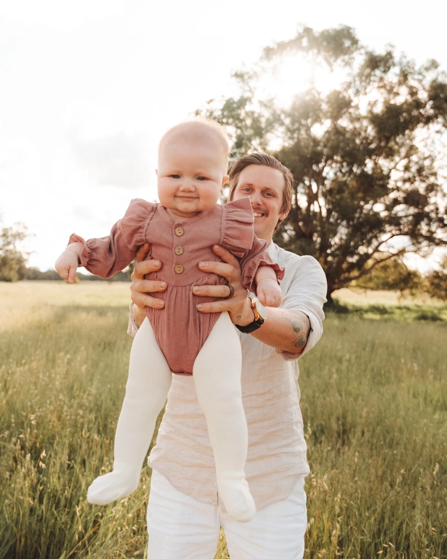 The feeling of being held by Dad 🥰