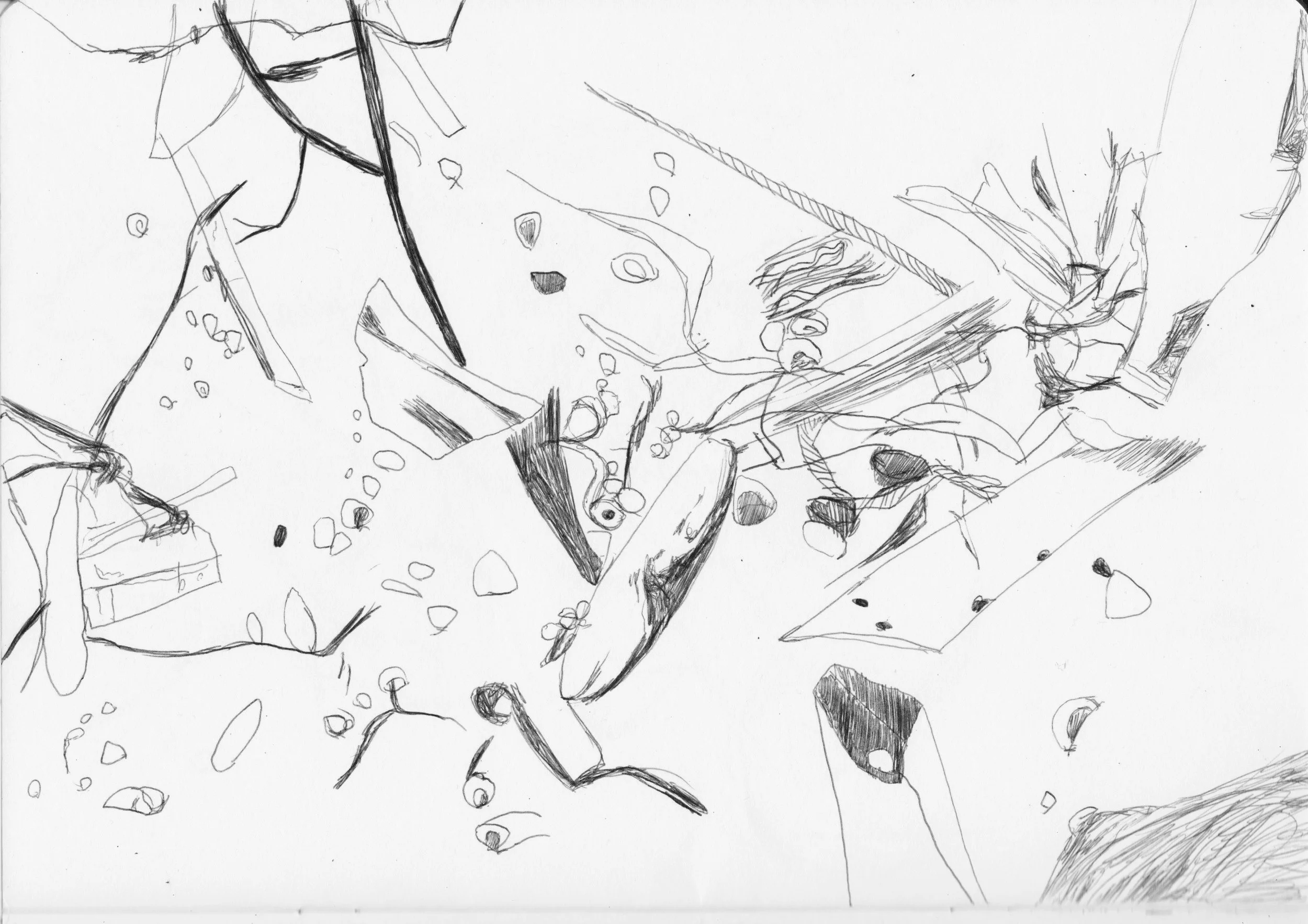 Untitled, 2021, edited drawing, size variable / 66,1 x 46,8 cm