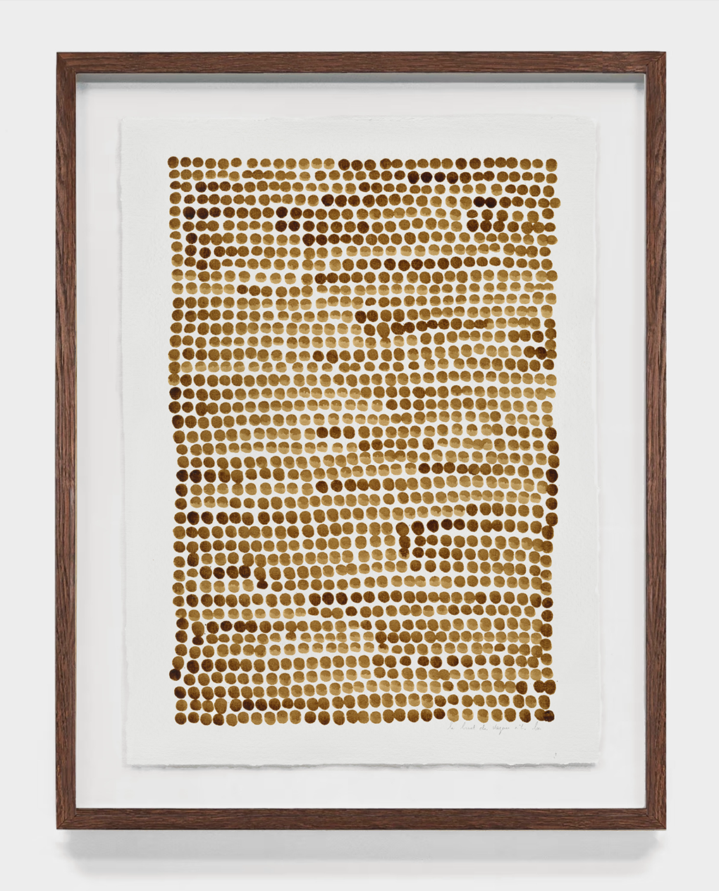 Le Bruit des Vagues 2
2024
Peinture au café sur papier d'art
50 x 70 cm / cadre 60 x 80 cm