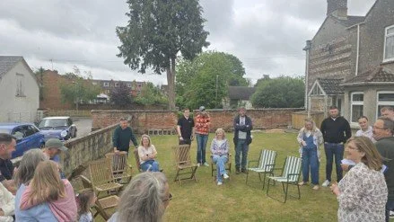 One of the many stops on the Treasure Hunt