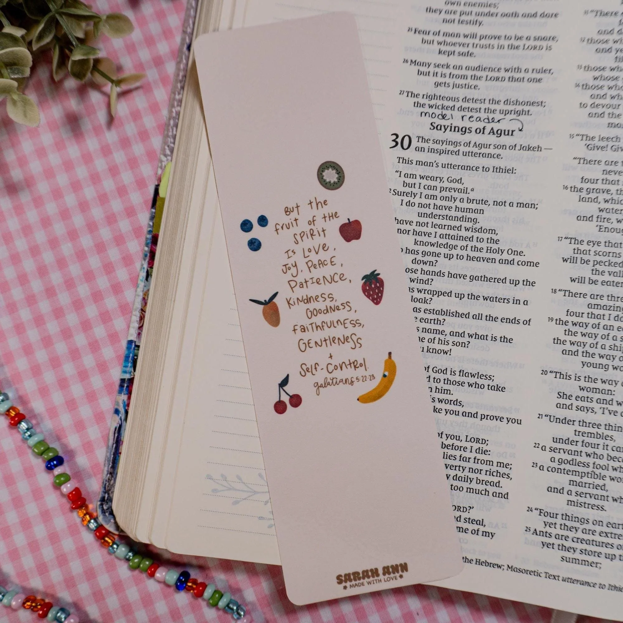 Fruits of the Spirit Bookmark