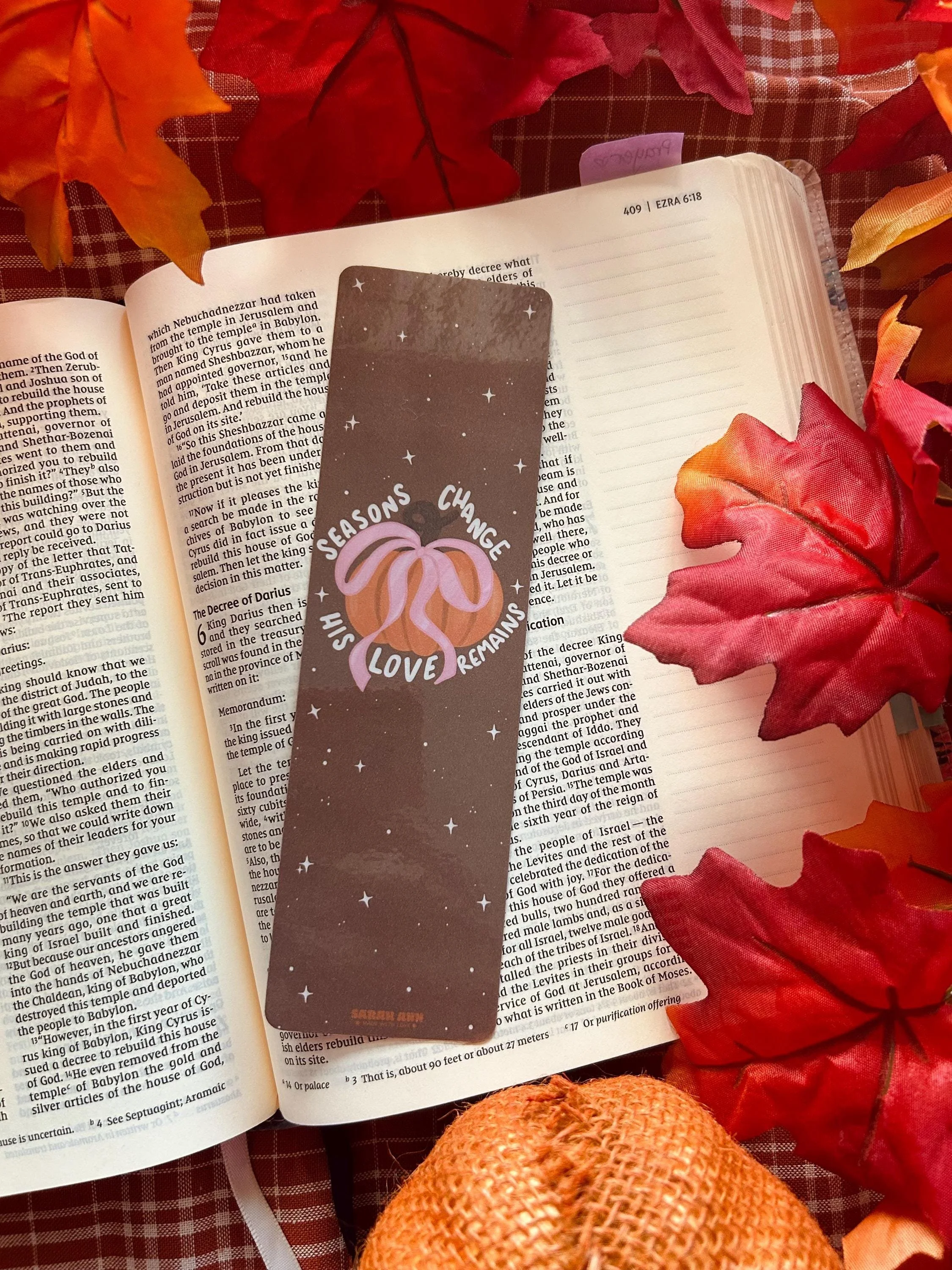 Seasons Change Bookmark