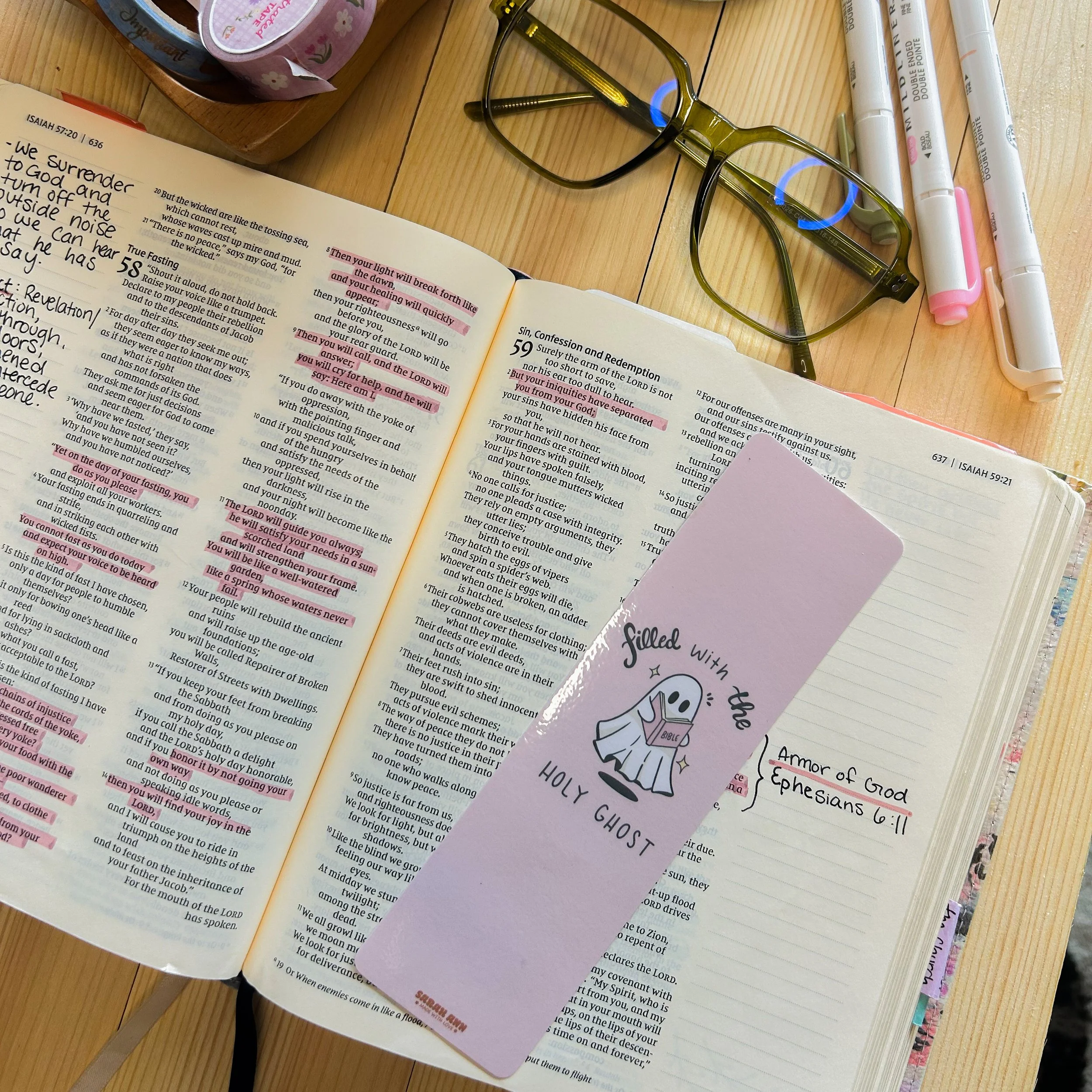 Holy Ghost Bookmark