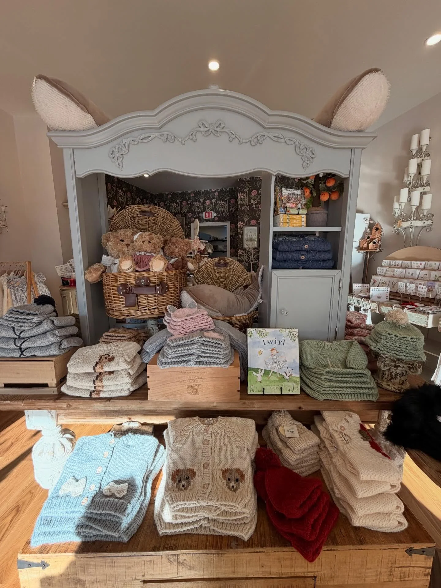 Merchandising is one of our favorite weekly tasks and our displays just make us happy! We hope they make you smile too 🤗