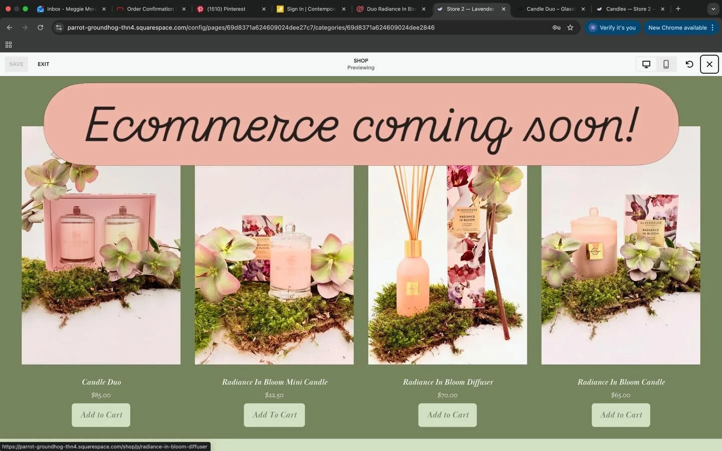 Our retail products are coming soon to the World Wide Web 🤩🥳🤭