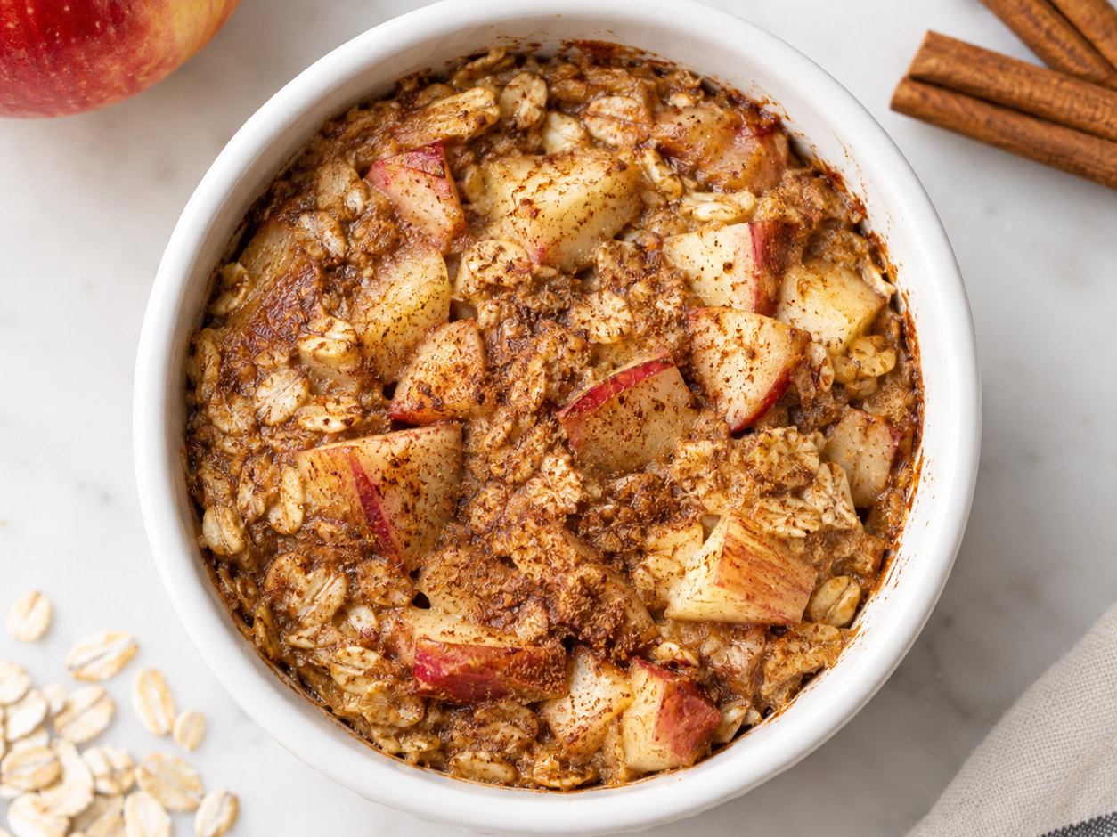 September Recipe of the Month: Apple Cinnamon Baked Oats
