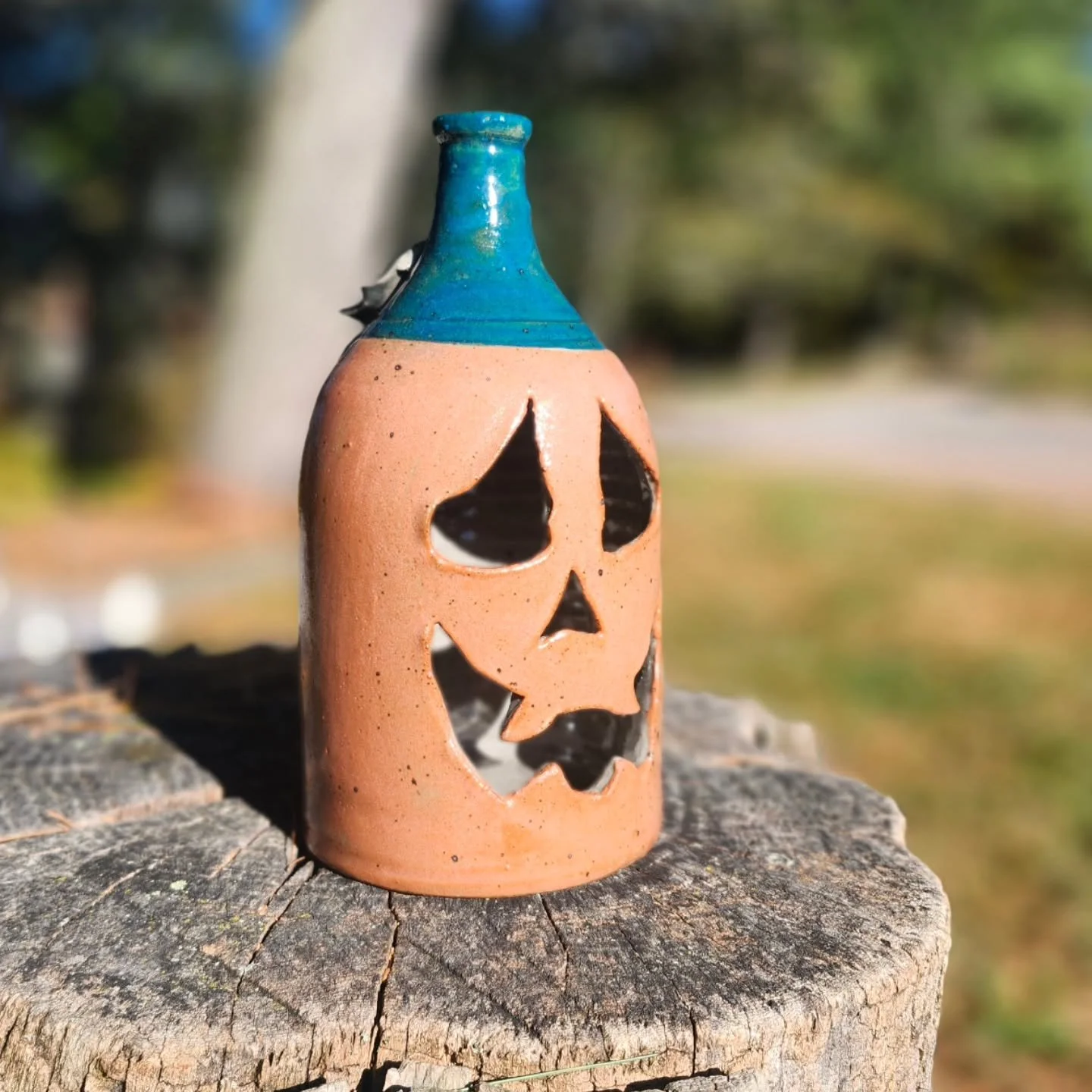 Check out one of the few pumpkins that made it to the gift shop this year! This piece is truly one of a kind, we have nothing else like it.  Stop out to see our limited fall stock today. 
#handthrownpottery #pumpkins #potterypumpkin #fallvibes #fall