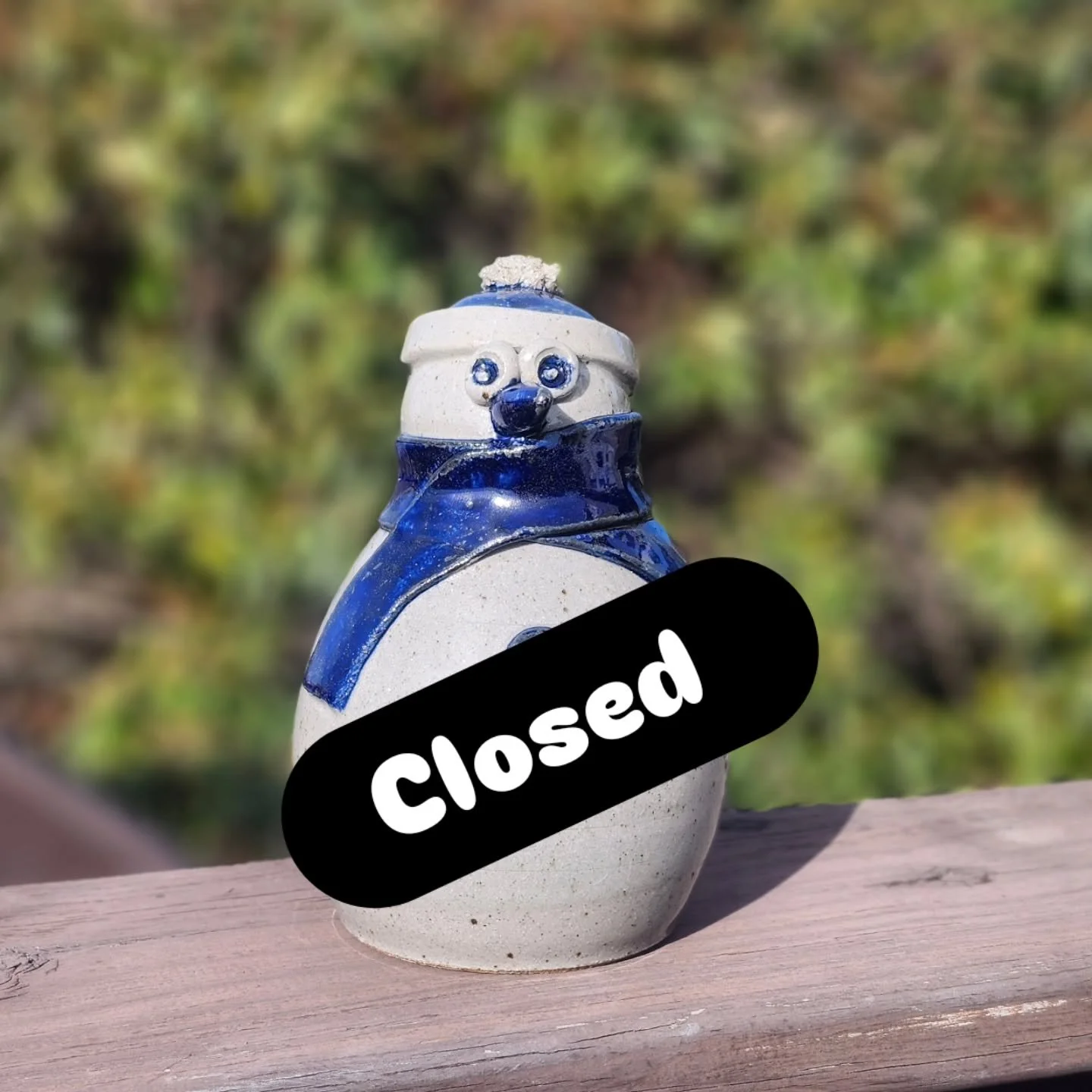 We are unfortunately closed in the gift shop again today, Thursday January 22. With the upcoming weather forecast I recommend checking our socials before stopping out.  I will update daily with closures. 

We can be reached at our email potterywest@y