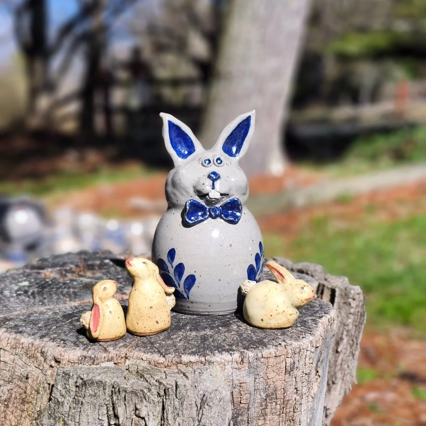 Another new item is stocked in the shop just in time for Easter.  Mini bunnies and a few larger ones. Stop in to see us today! 

#easterpottery #easter #sceneryhill #spring #springflowers🌸