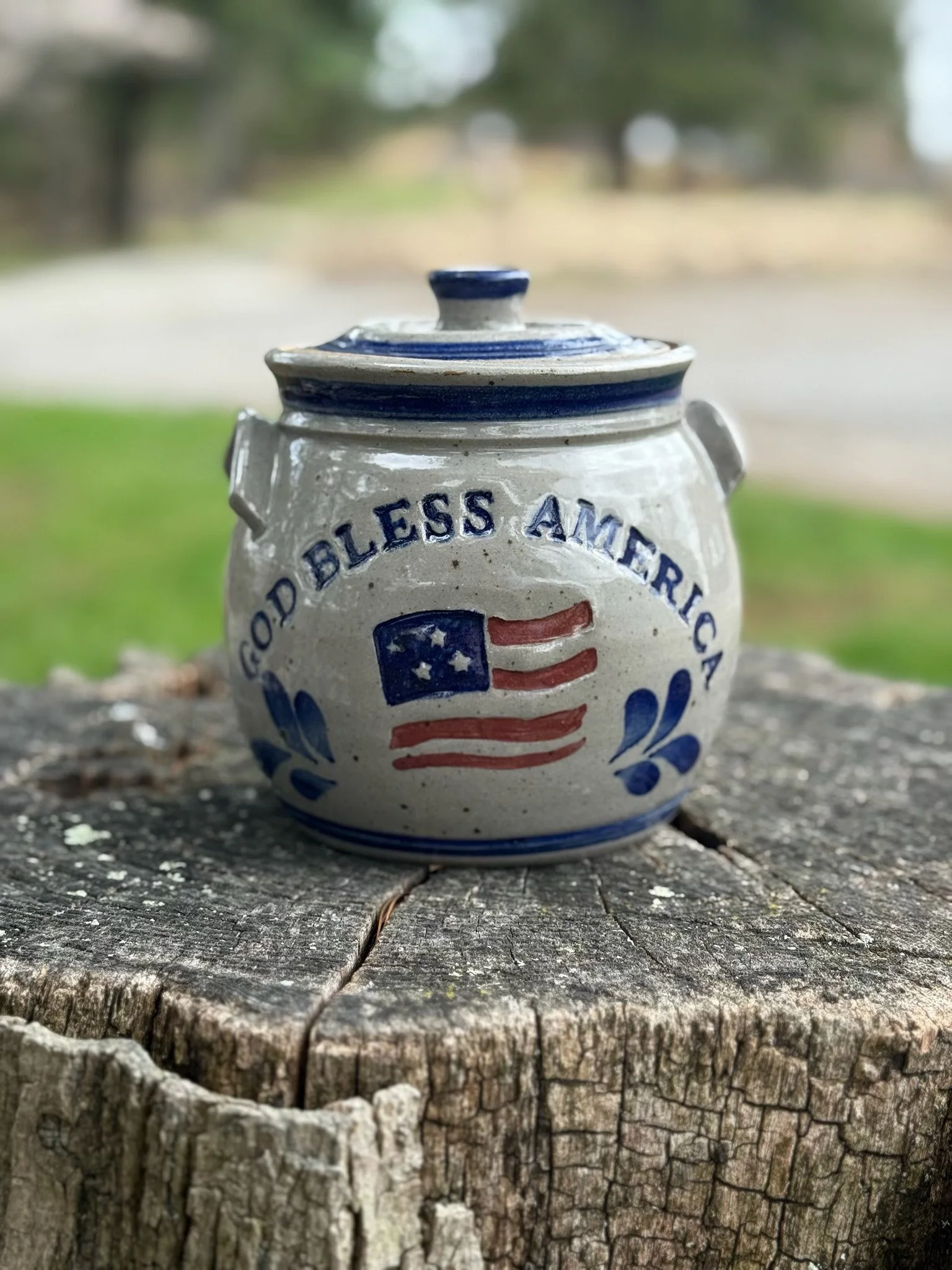 Patriotic Bean Pot