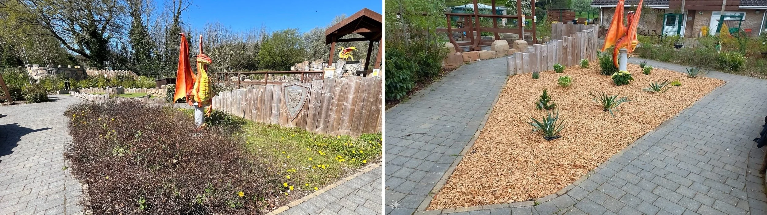 Mini golf - landscape transformation