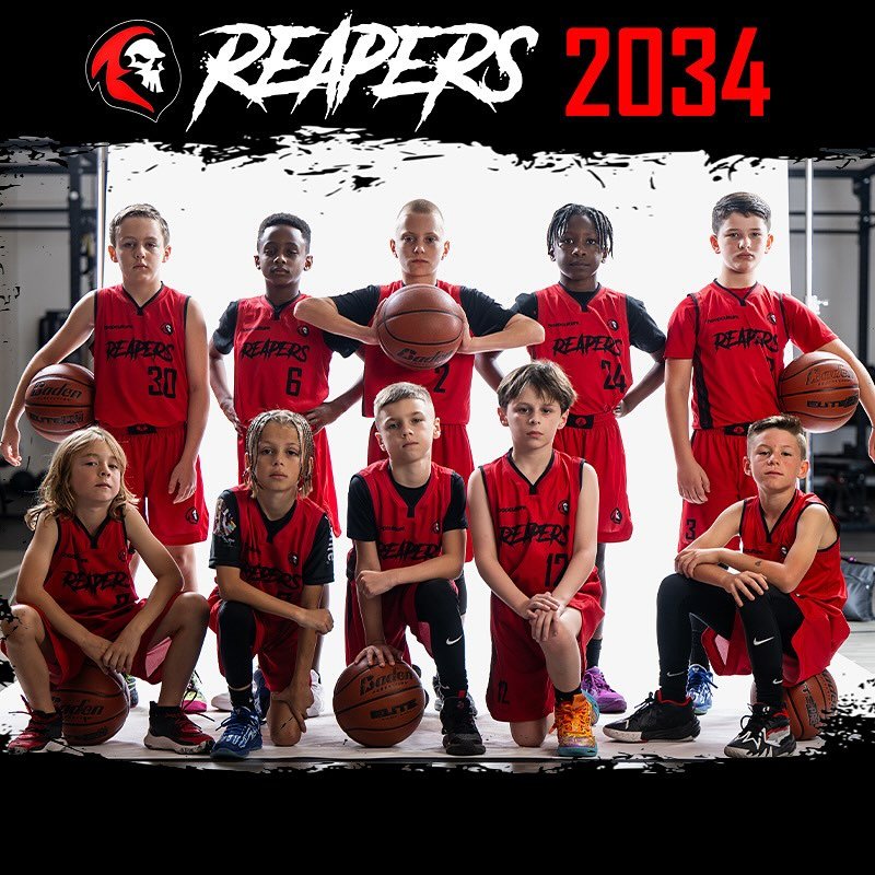 We&rsquo;re proud to introduce our 2034 Florida Reapers 3rd Grade 9u team for the 2024-2025 season! (Missing Bryson Felix - Guard c/o 2035 and Vana Phimmasone - Guard c/o 2034)
.
This group has been working hard since October and improving everyday! 