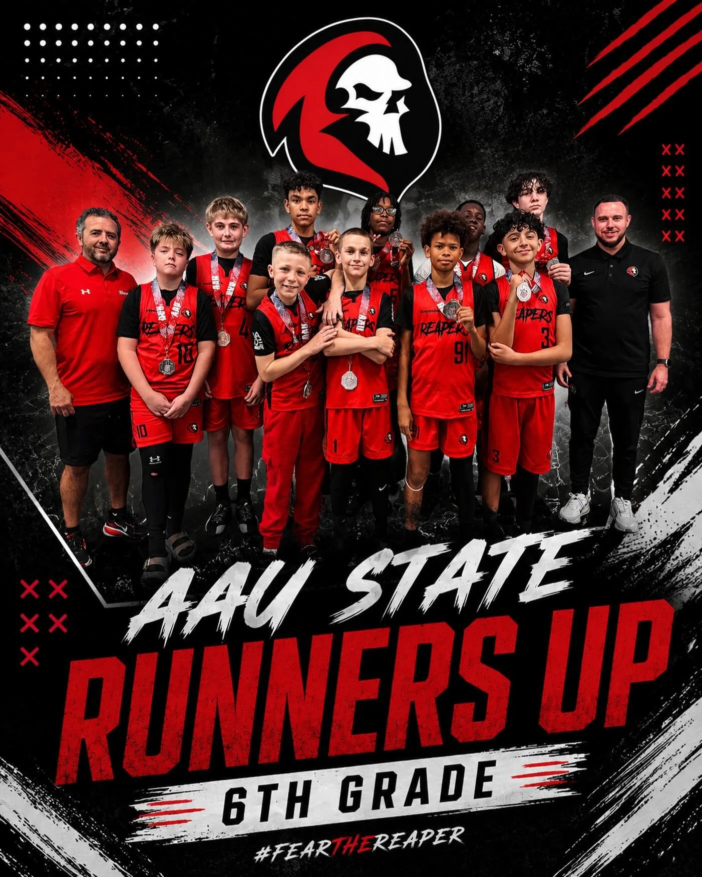 6th Grade battled all weekend and finished as AAU State Runners-Up in the D1 Gold Bracket with a strong 4-1 record.

This group competed hard against some of the top teams in the state of Florida and showed they belong on that stage. Proud of the eff