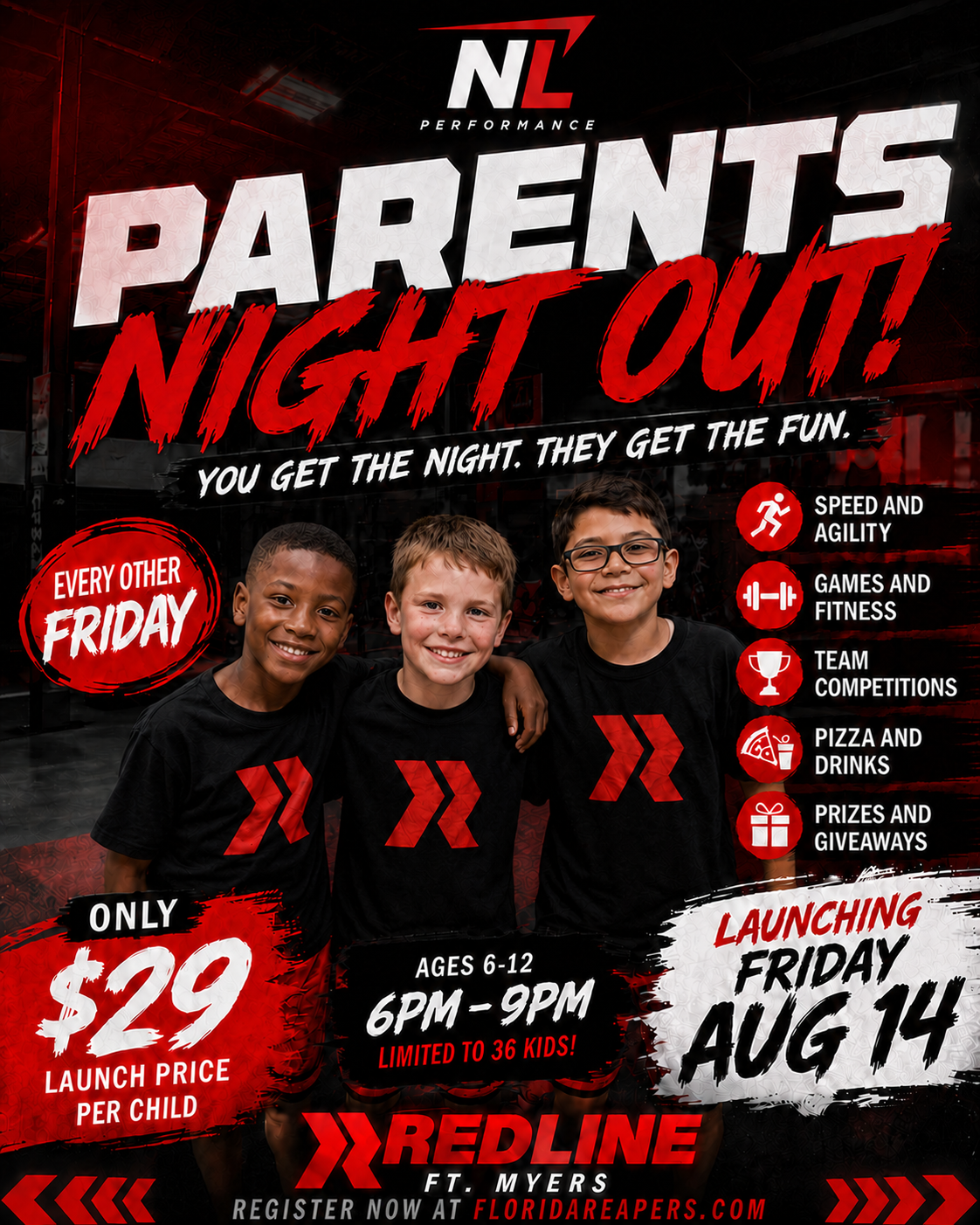 Parents’ Night Out at Next Level Performance