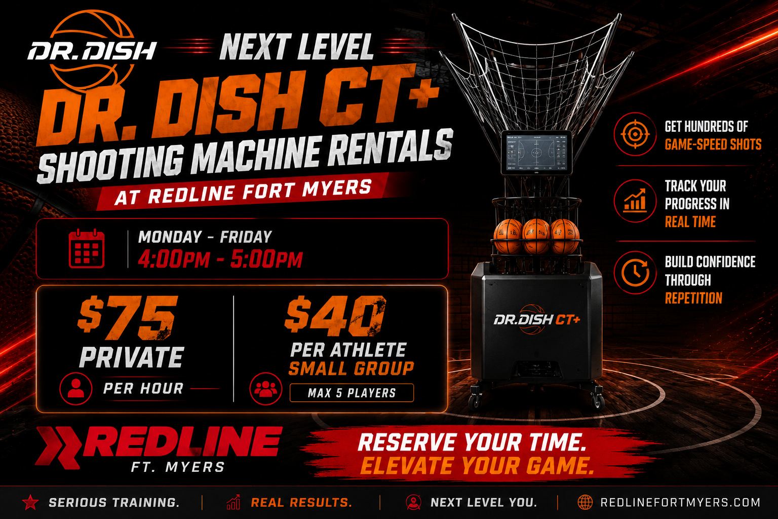Dr. Dish CT+ Private Shooting Machine Rental