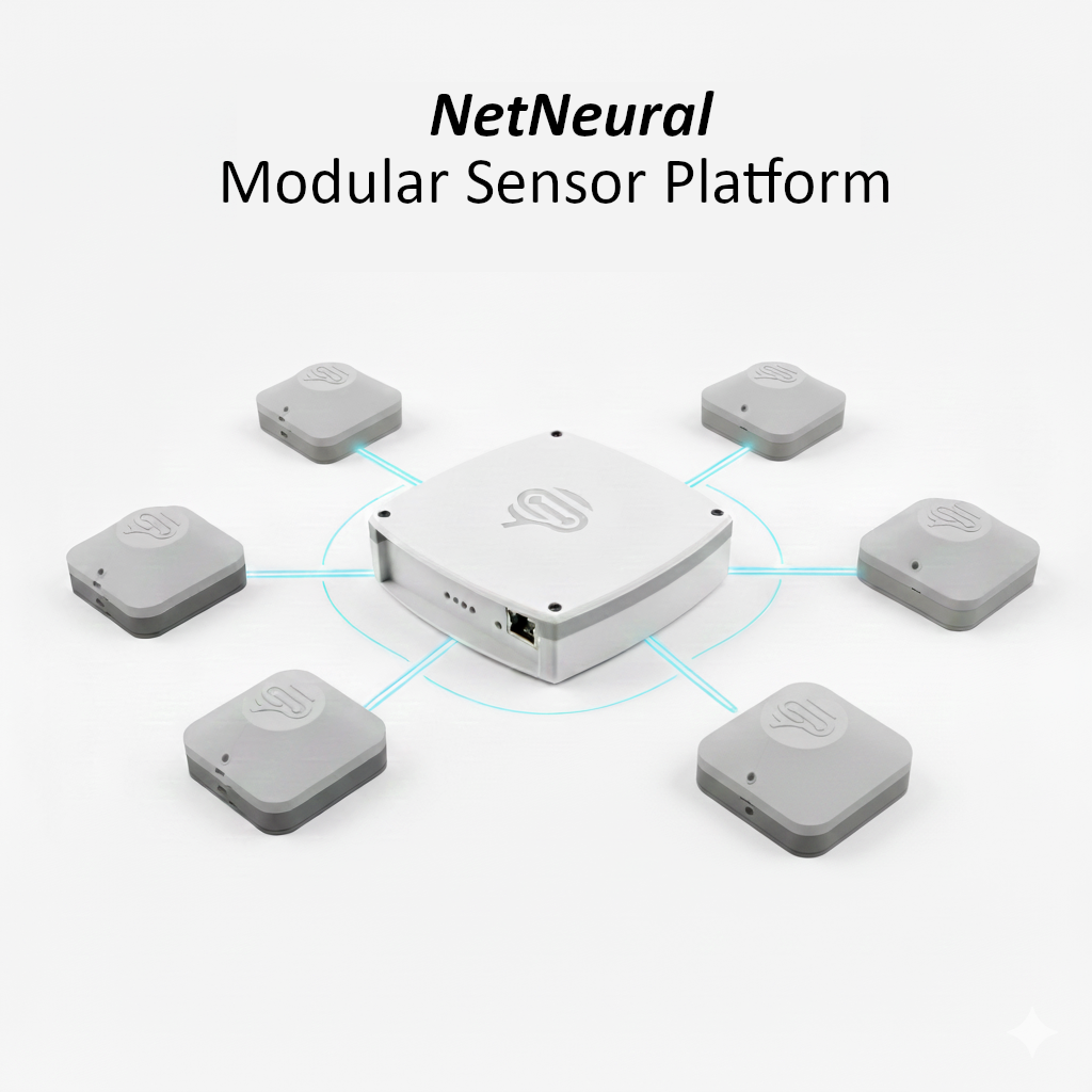 NetNeural Modular Sensor and Hub.