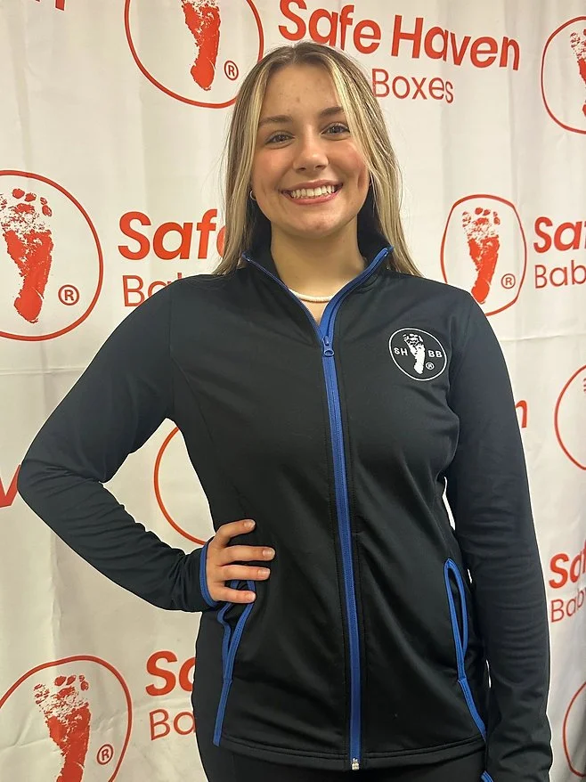 Women's SHBB Logo Jacket — Safe Haven Baby Boxes
