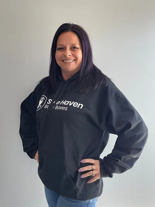 Shbb SHBB Full Logo Sweatshirt — Safe Haven Baby Boxes