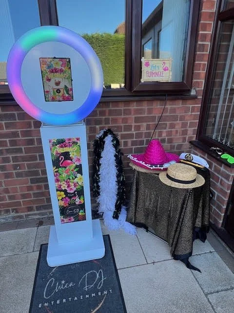 Selfie booth garden party Norfolk