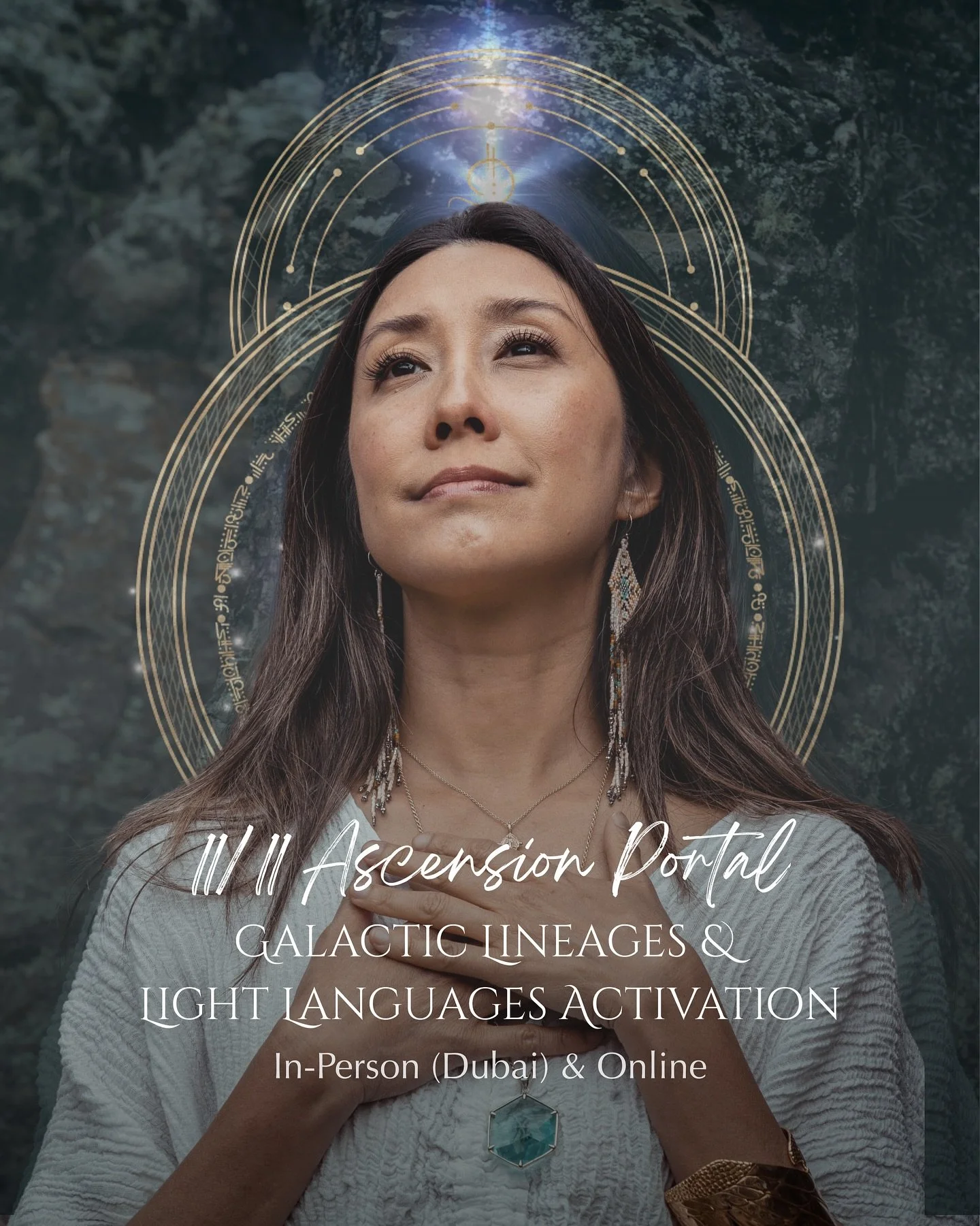 👽11/11 Galactic Lineages & Light Language Activations (both In-person & Virtual)✨
🤗Dear beloved souls, welcome to this very special in-person 💫 11/11 Portal Virtual Ceremony!
(We are also hosting an in-person one in Ariel’s Temple