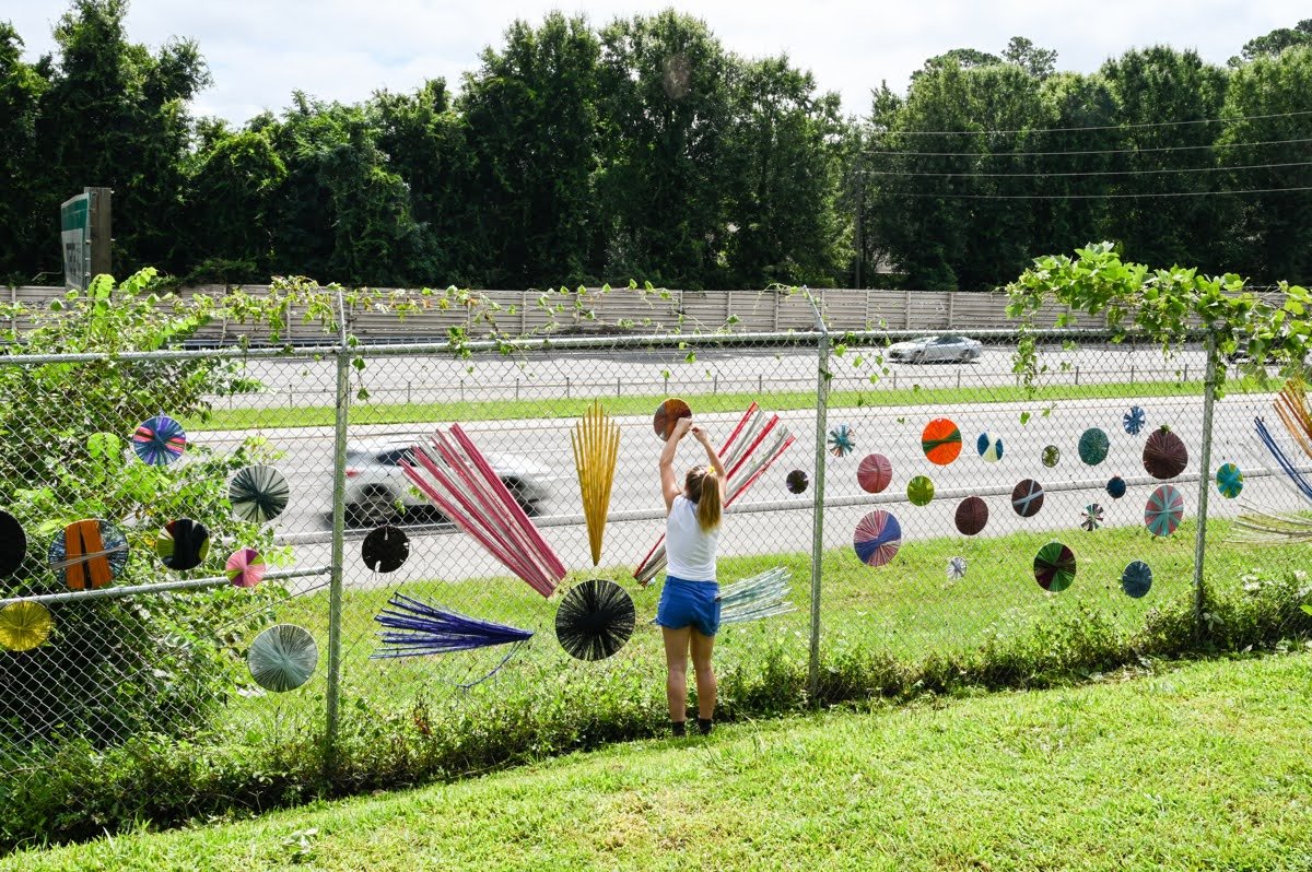The Bakery’s Yarn Mural on Path400 with Livable Buckhead