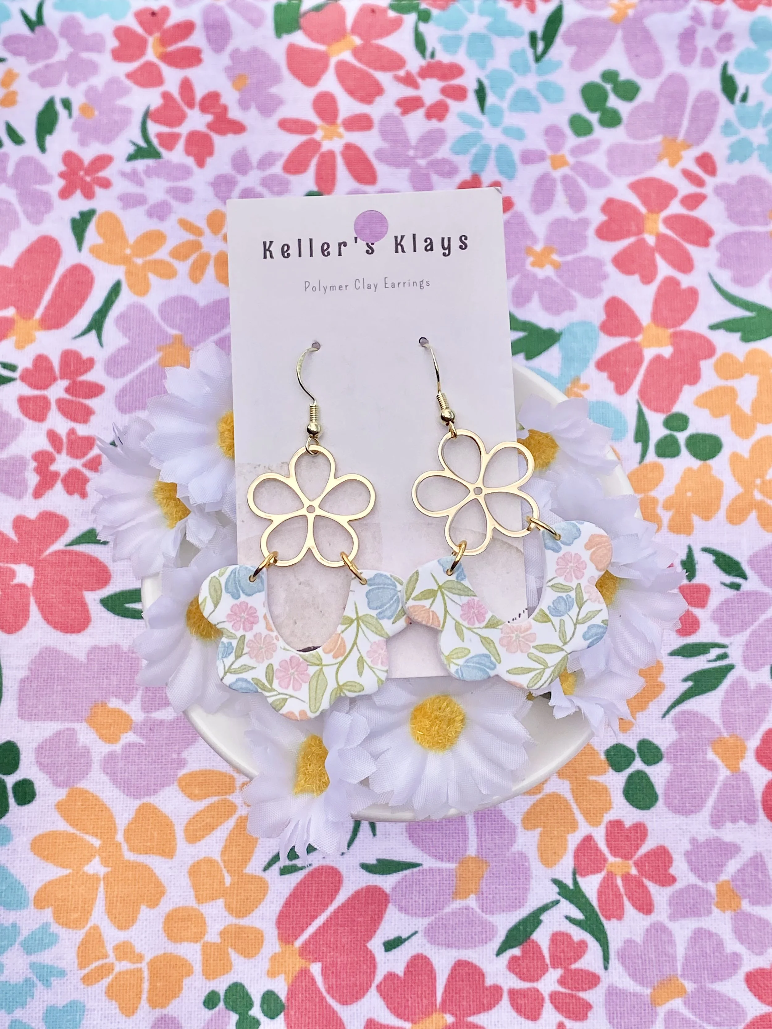 Floral Transfer Scallops