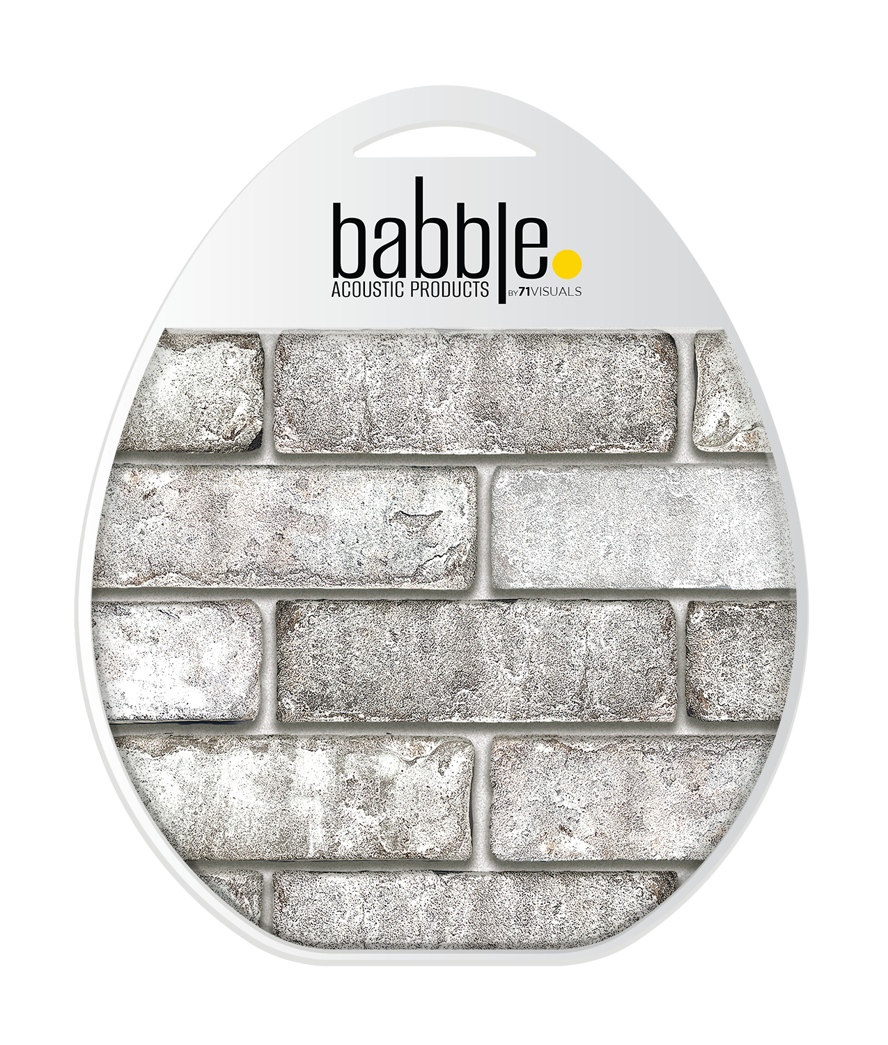 White Wash Brick w/Dark Grout - Sample