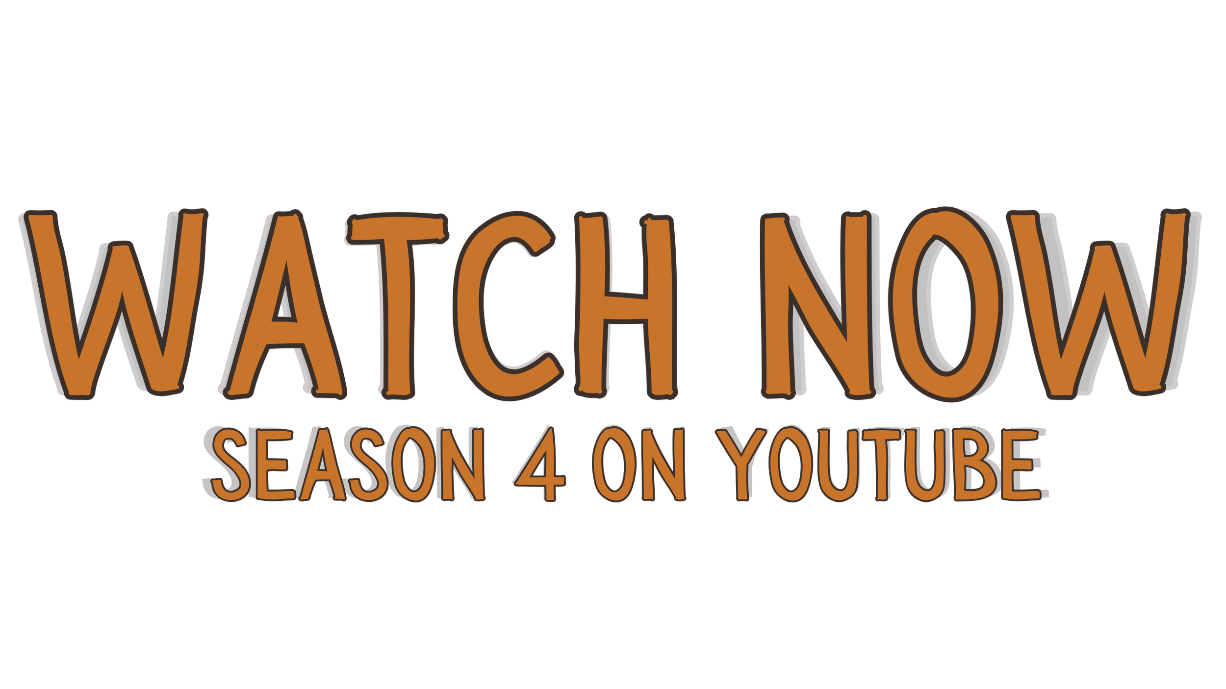 Typography text in orange and black that reads