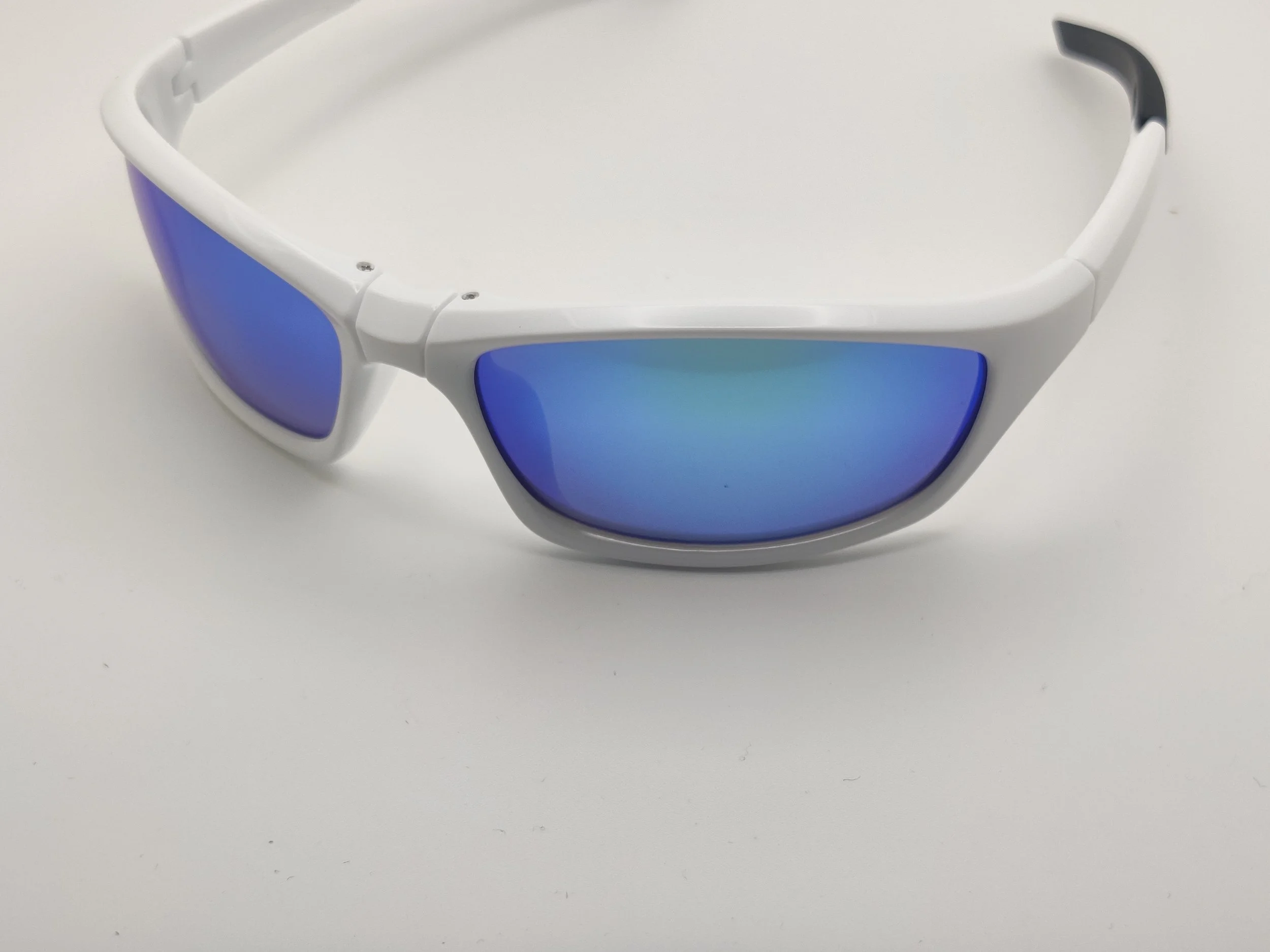 OE FOLDABLE WHITE GREENMIRROR POLARIZED