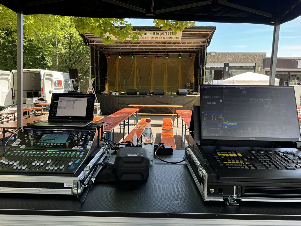 Tontechnik, Lichttechnik von Meier Eventservice Internationales Bürgerfest in Stuttgart