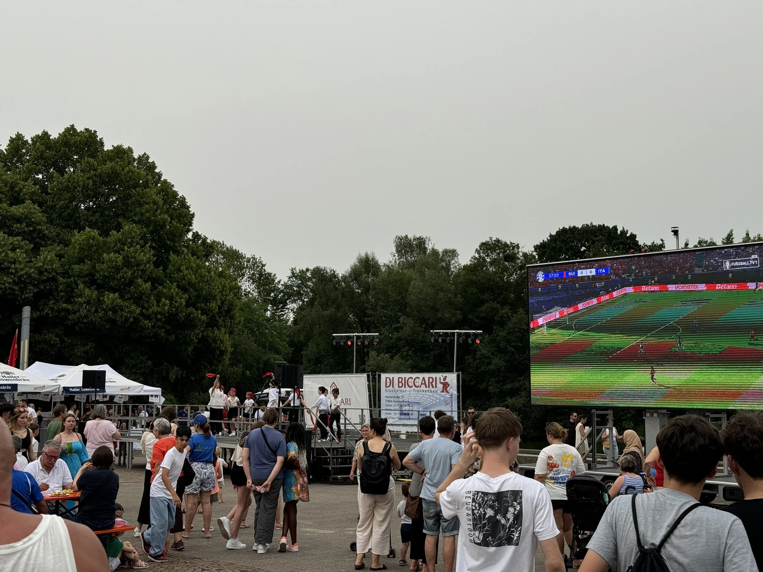 Ausländische Nacht 2024, Publik viewing mit Meier Eventservice