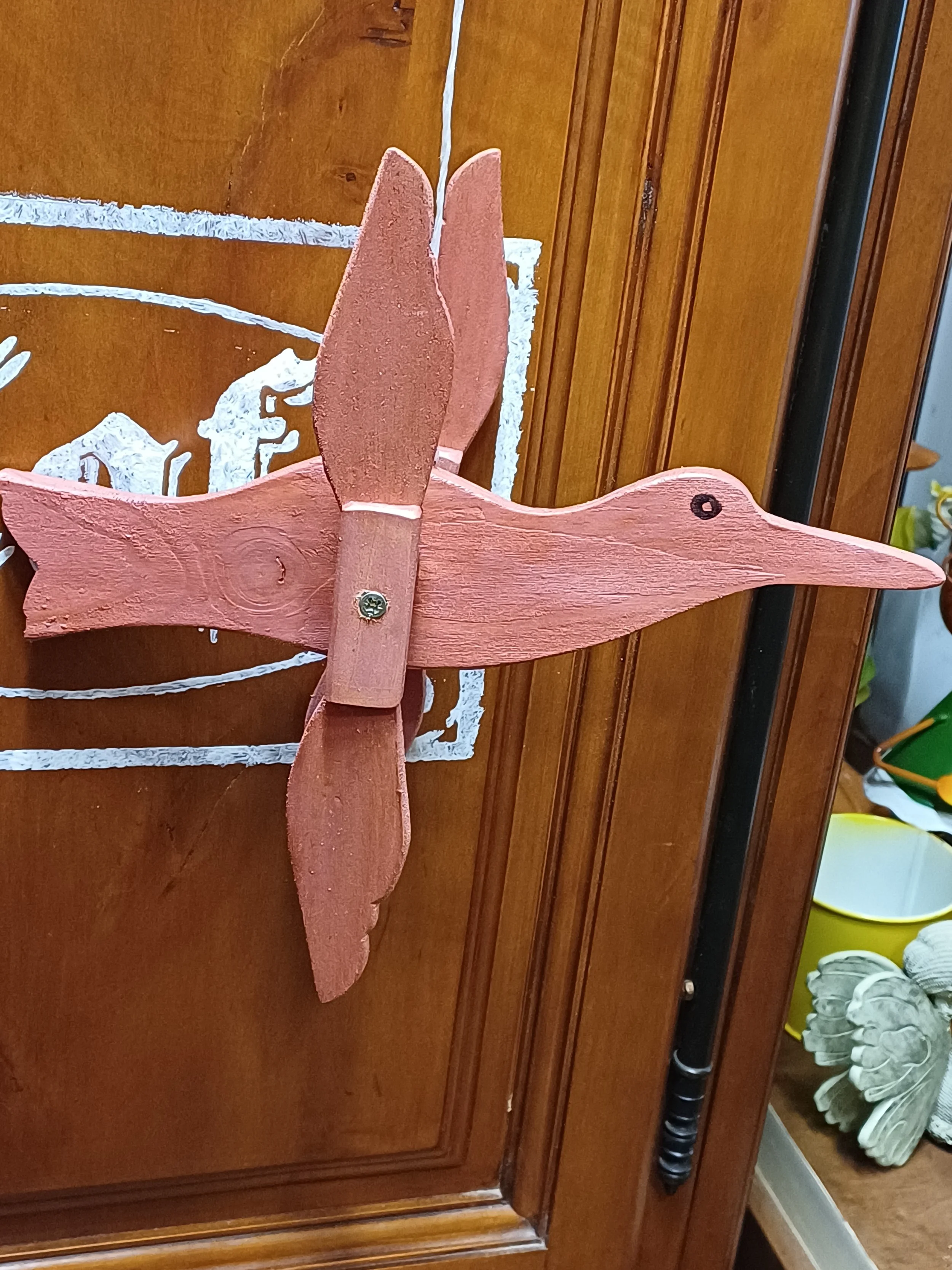 Mobile oiseau artisanal en bois – Décoration poétique 16€
