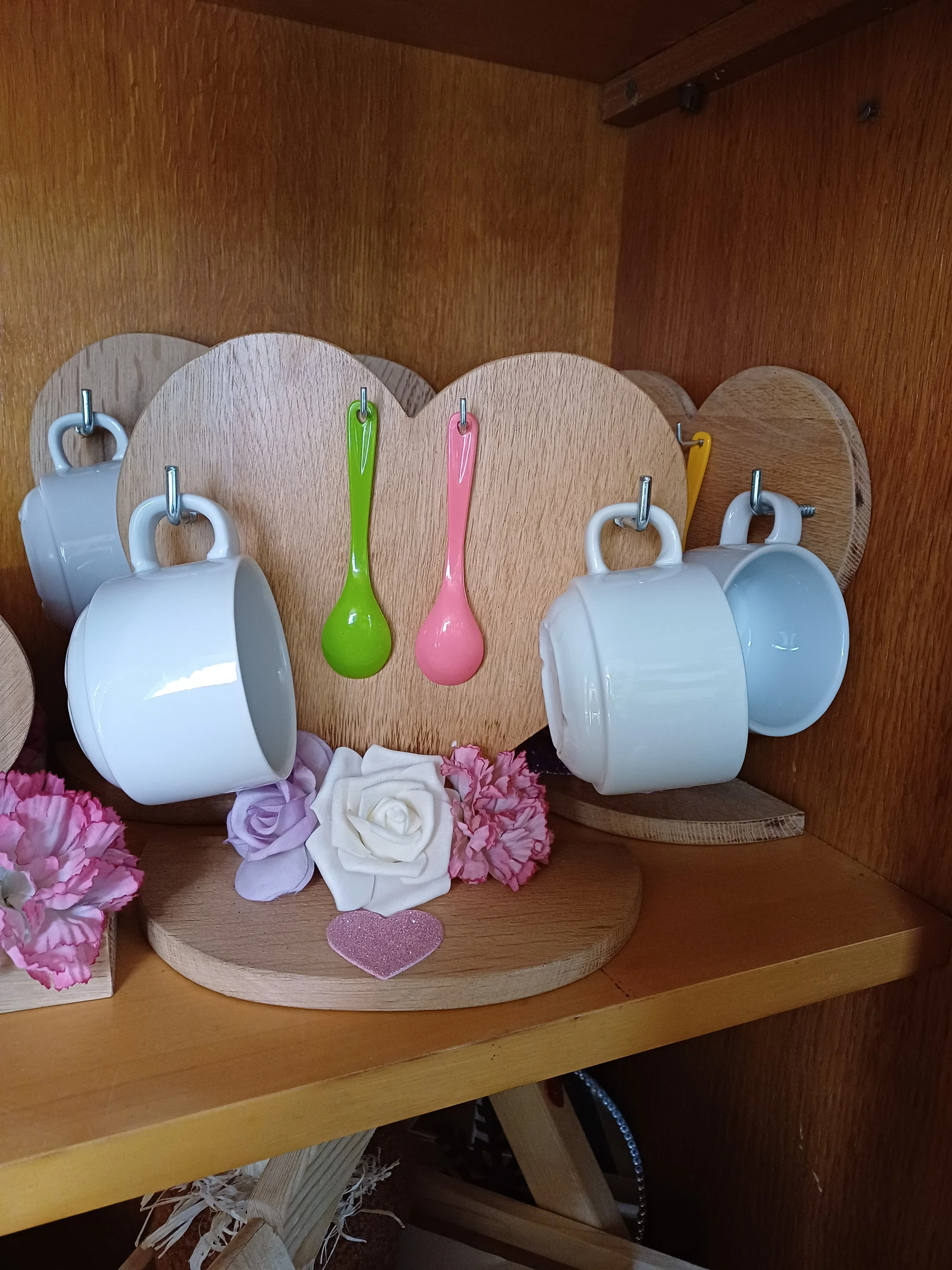 plateau 2 tasses 2 cuillères