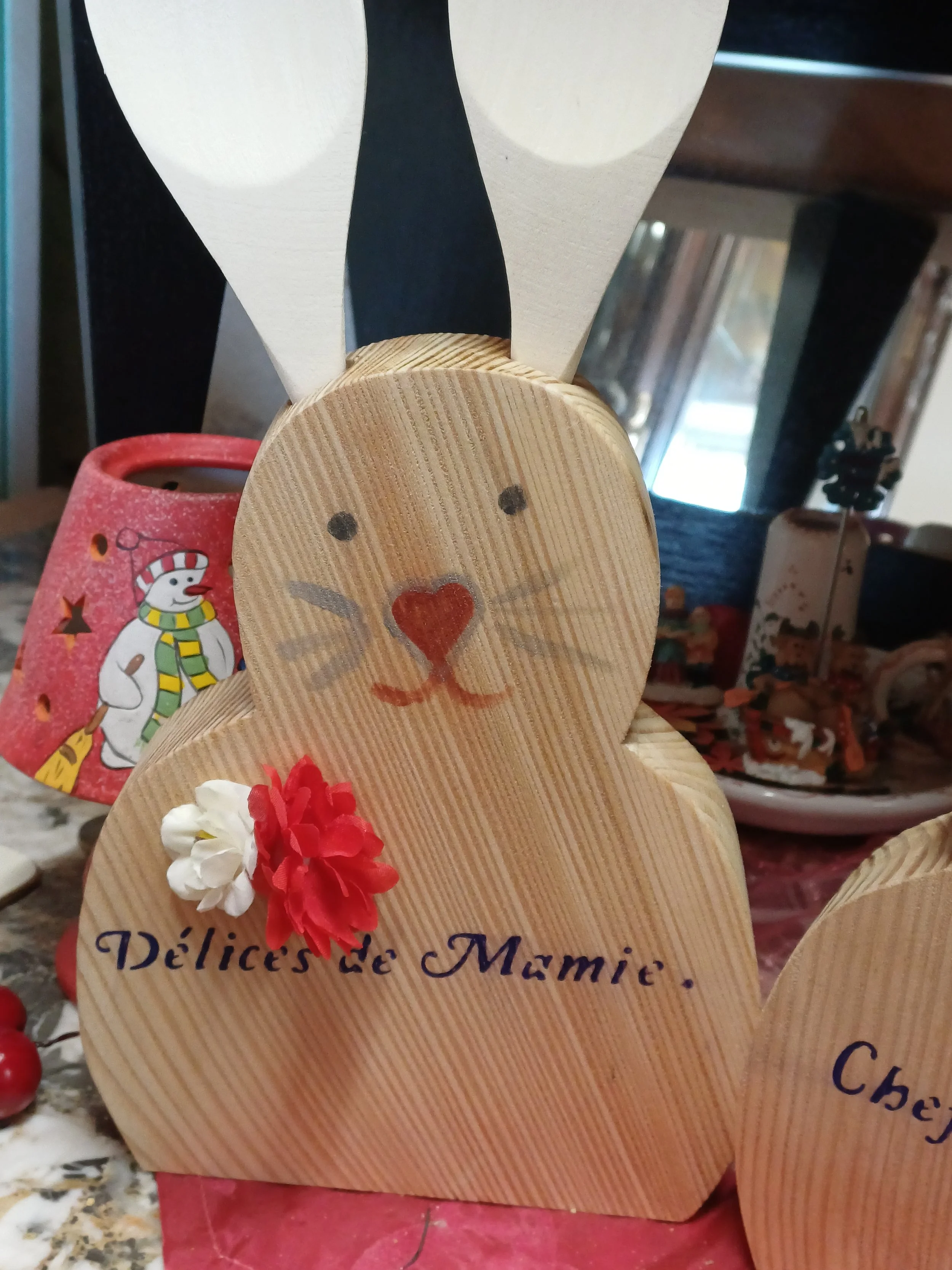 rangement cuillères en bois pour Mamie