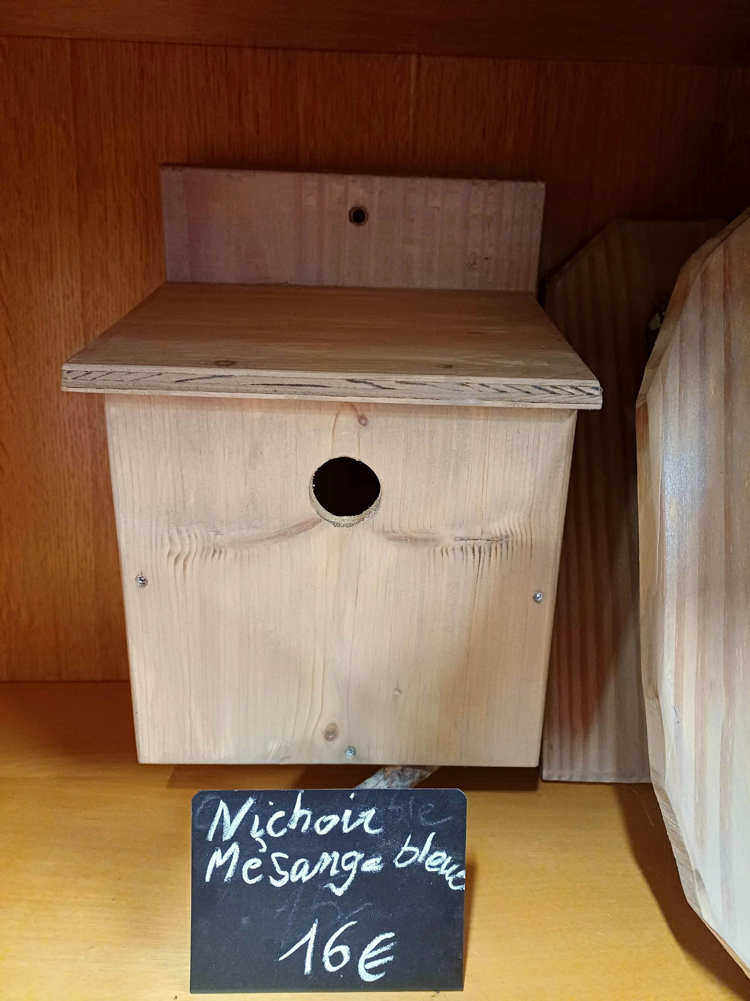 Nichoir pour mésange bleue