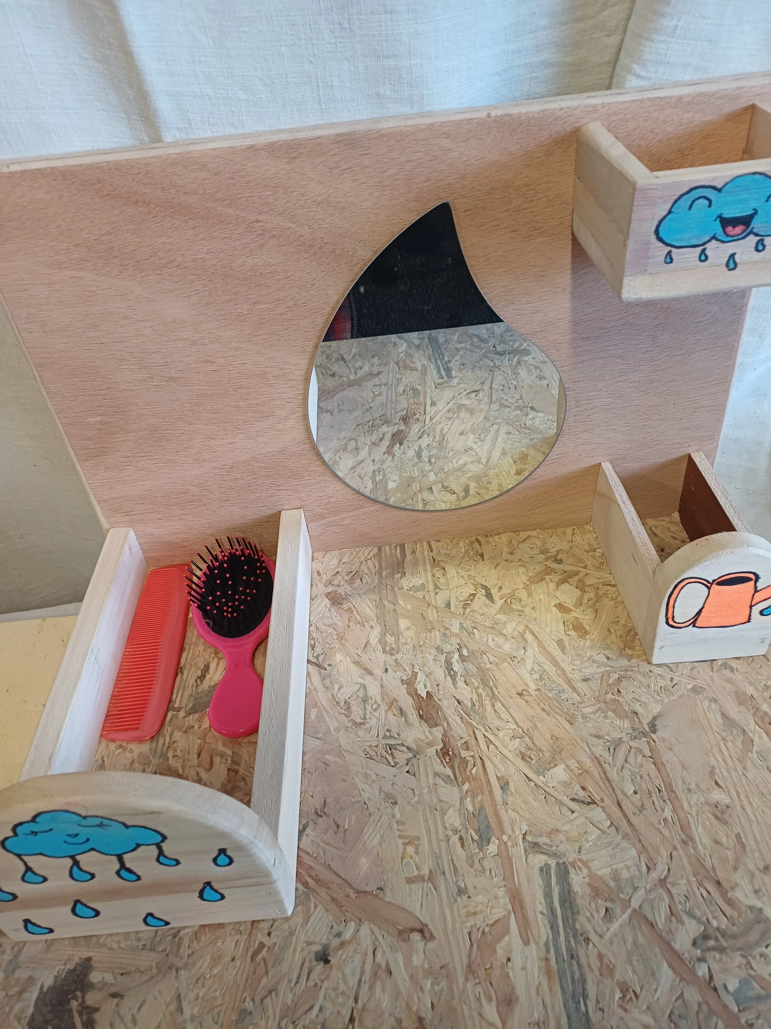 mini coiffeuse pour enfant