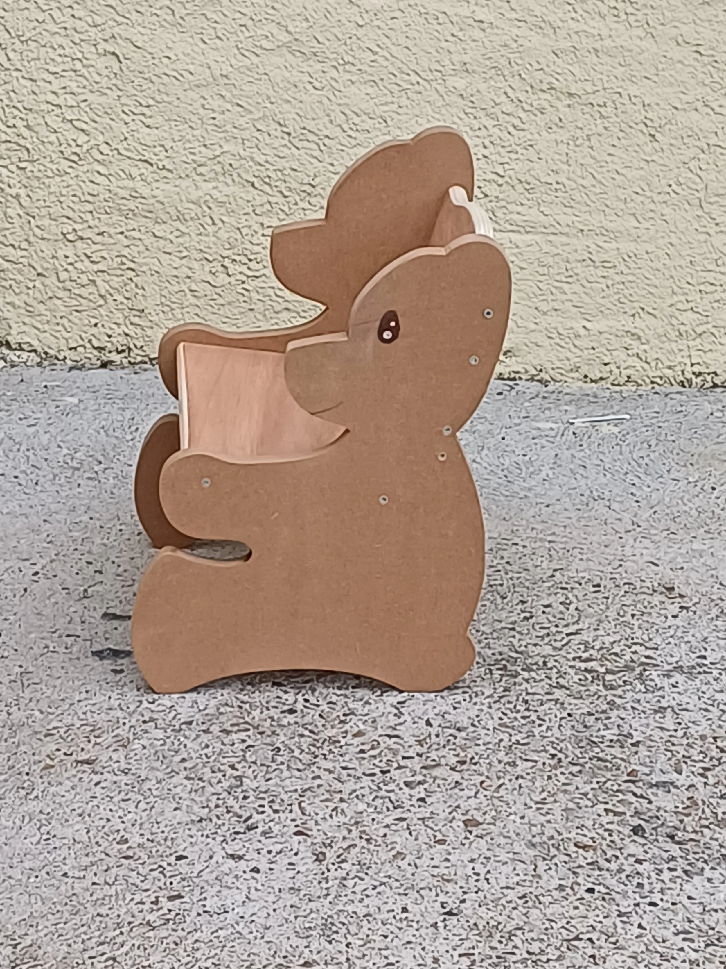 petit banc pour enfant,  "ourson"