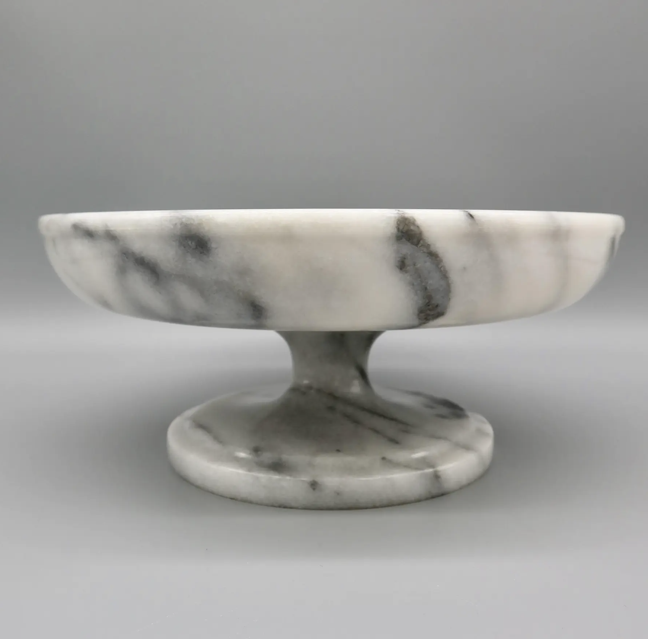 Vintage Marble Pedestal Compote