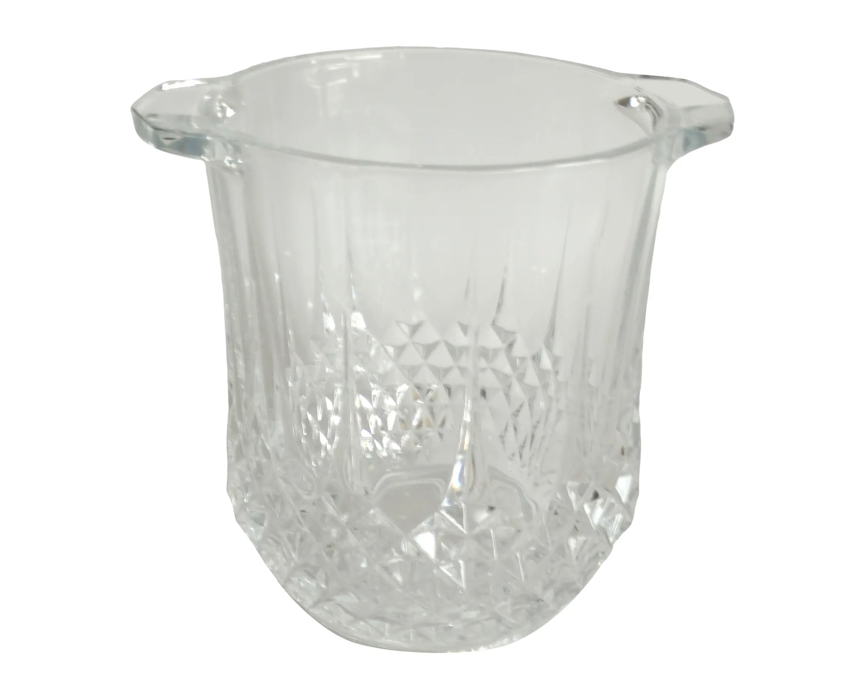 1990s Modern Crystal Wine Cooler