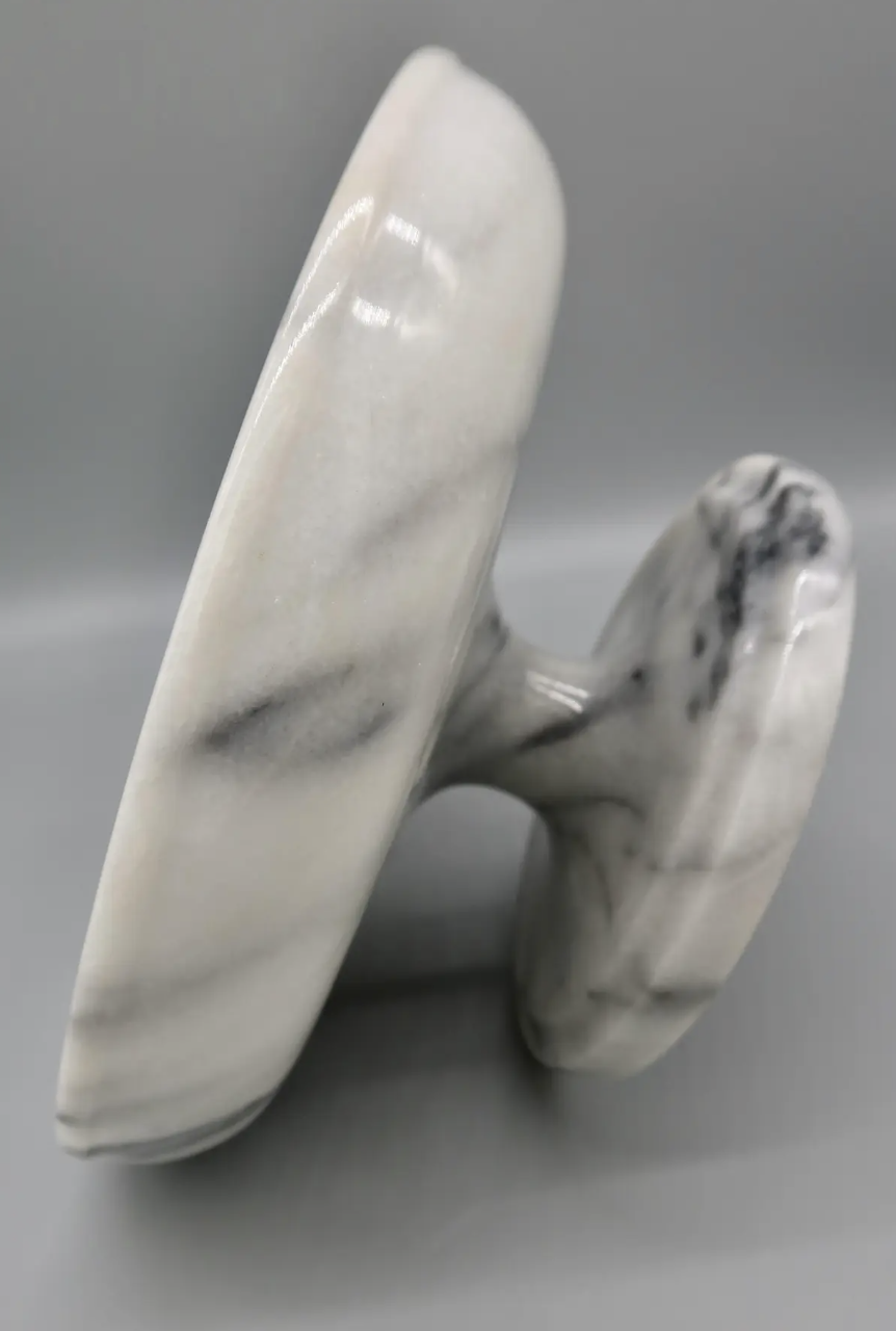 Vintage Marble Pedestal Compote