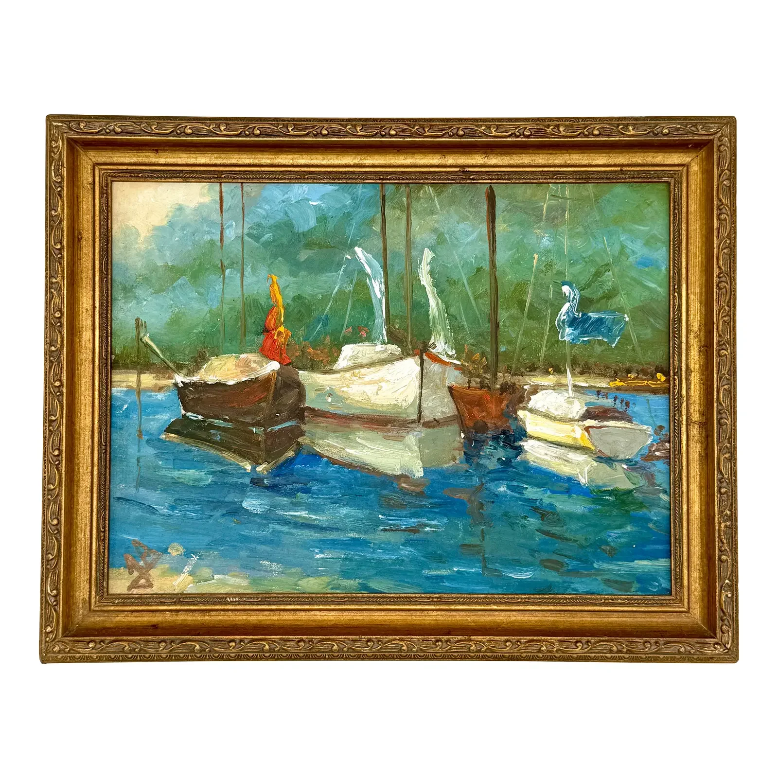 sailboats-on-the-bay-seascape-spanish-oil-on-canvas-painting-5399.webp