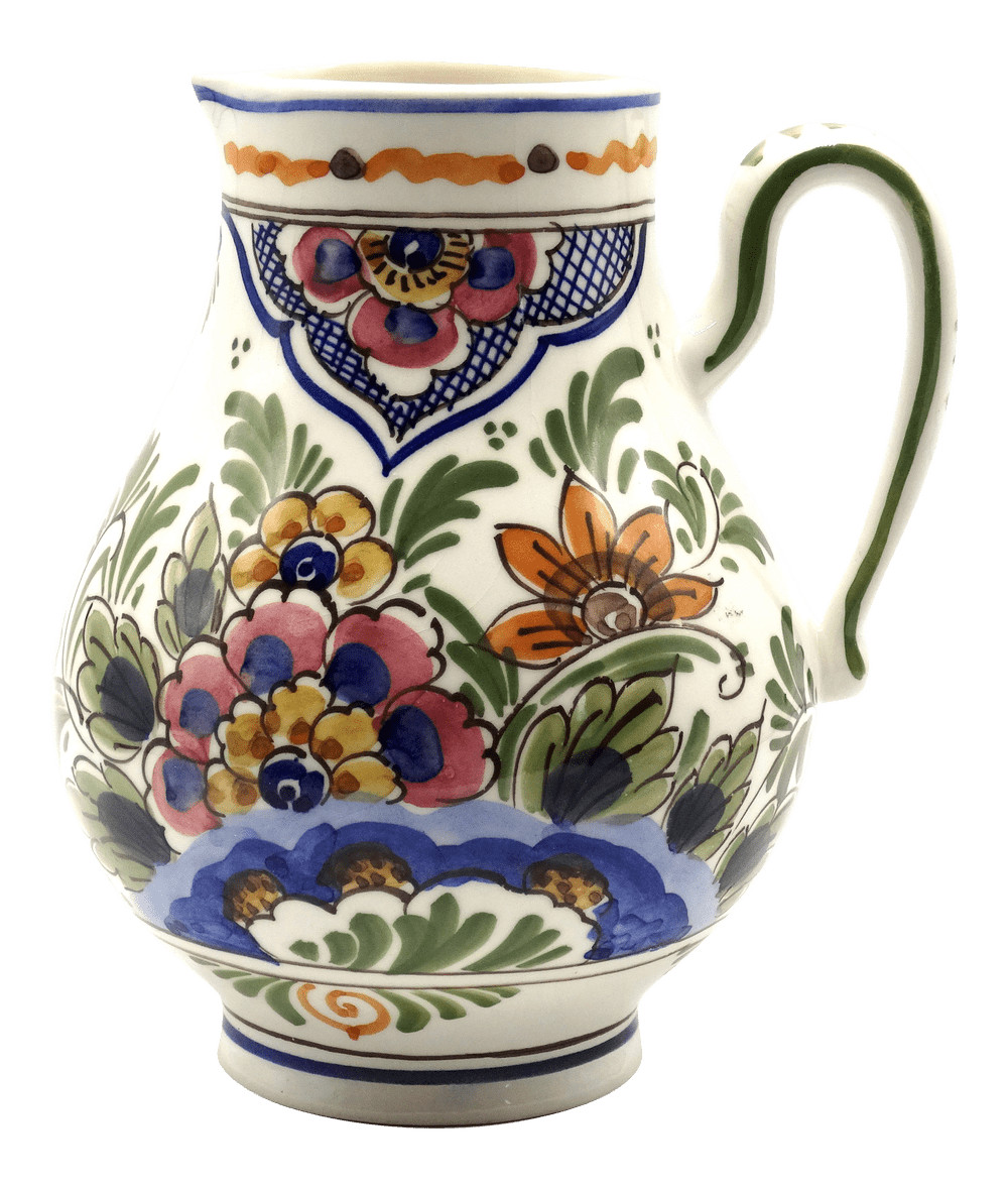 Vintage Dutch Delft Wine Jug — Revived Art & Decor