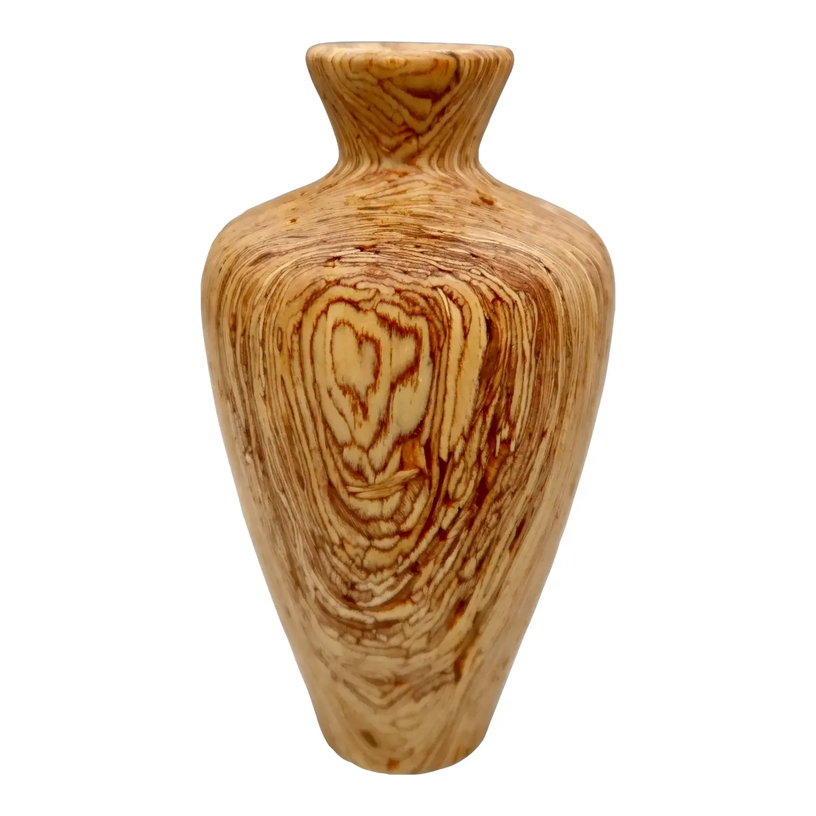 Hand Turned Spalted Hardwood Bud Vase
