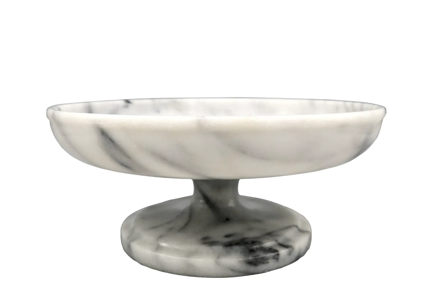 Vintage Marble Pedestal Compote