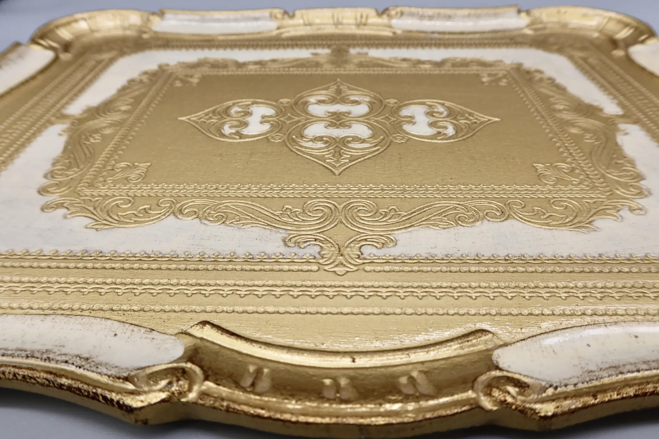 Large Italian Florentine Gilt Tray