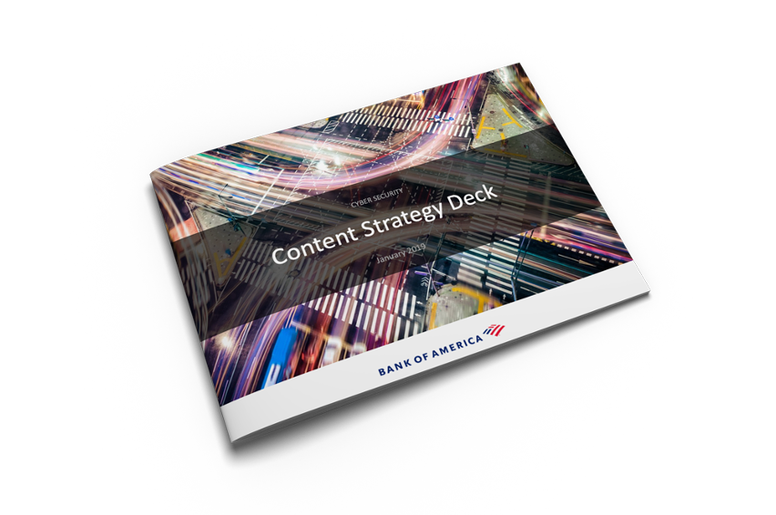 Bank of America: Content strategy to establish thought leadership in cyber security