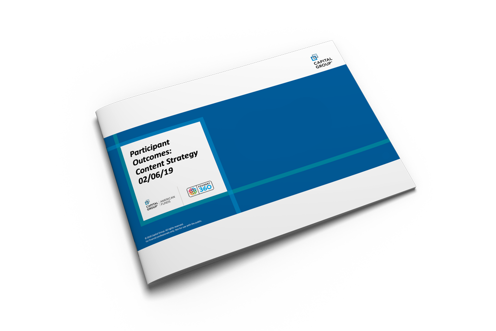 Capital Group: Boosting 401k Utilization through effective content marketing